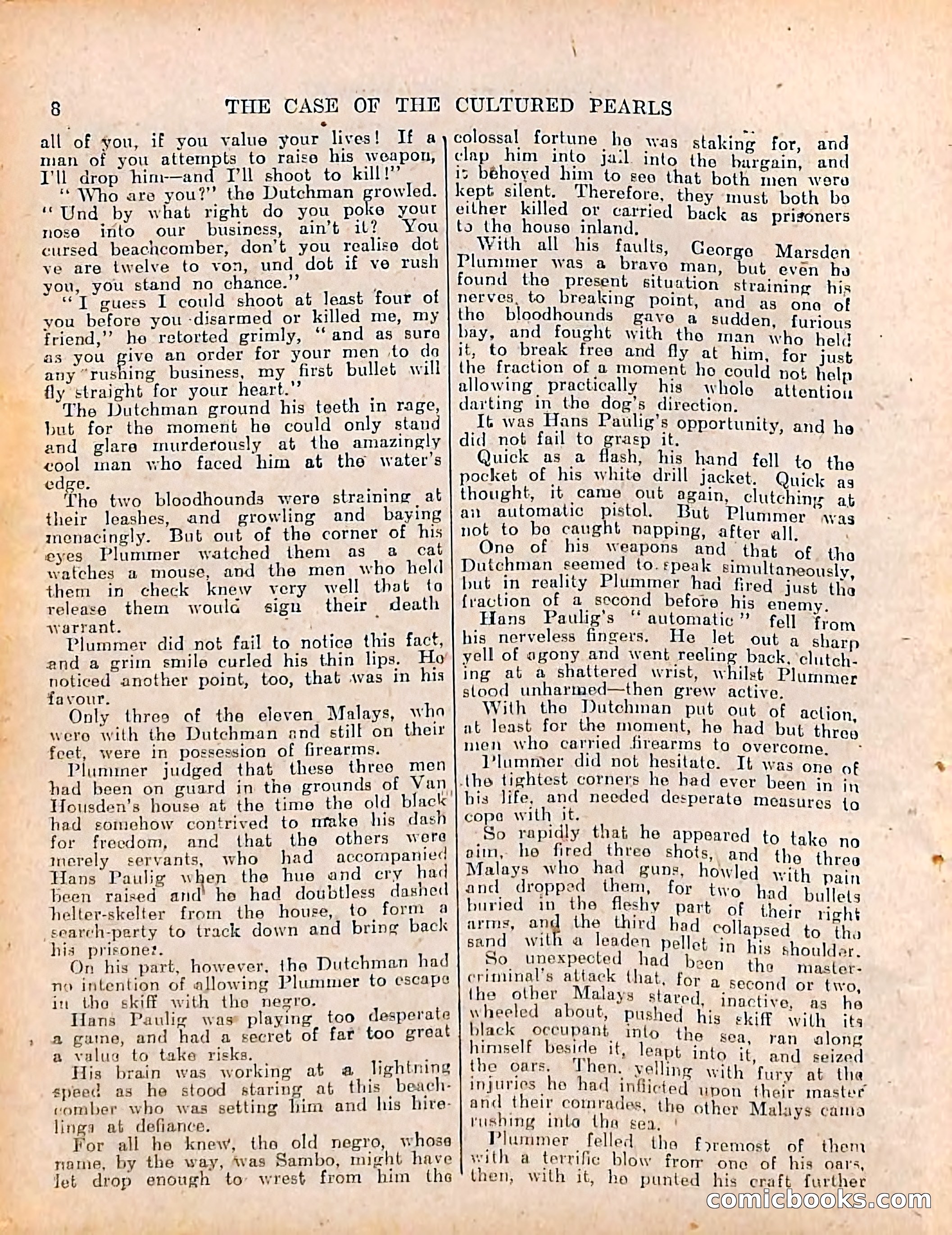 The Sexton Blake Library #208: The Case of the Cultured Pearls — page 10 of 68