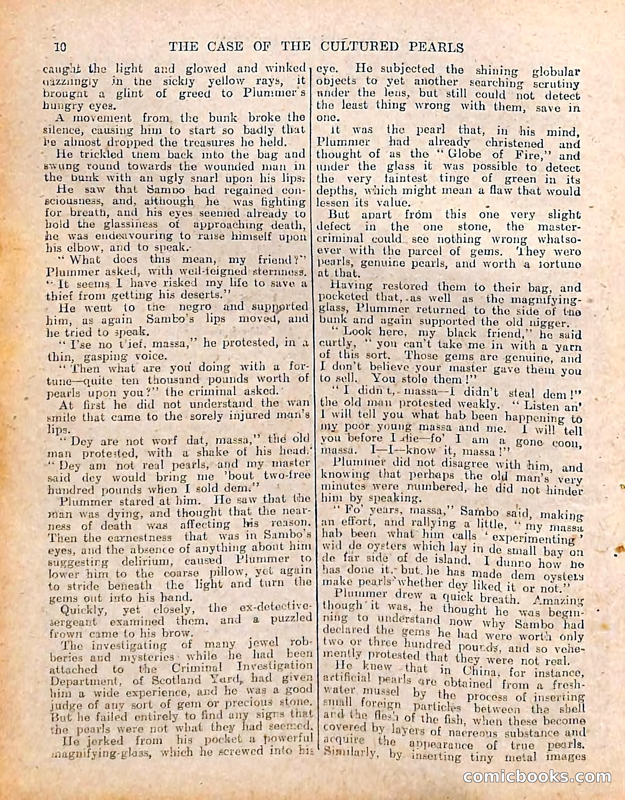 The Sexton Blake Library #208: The Case of the Cultured Pearls — page 12 of 68