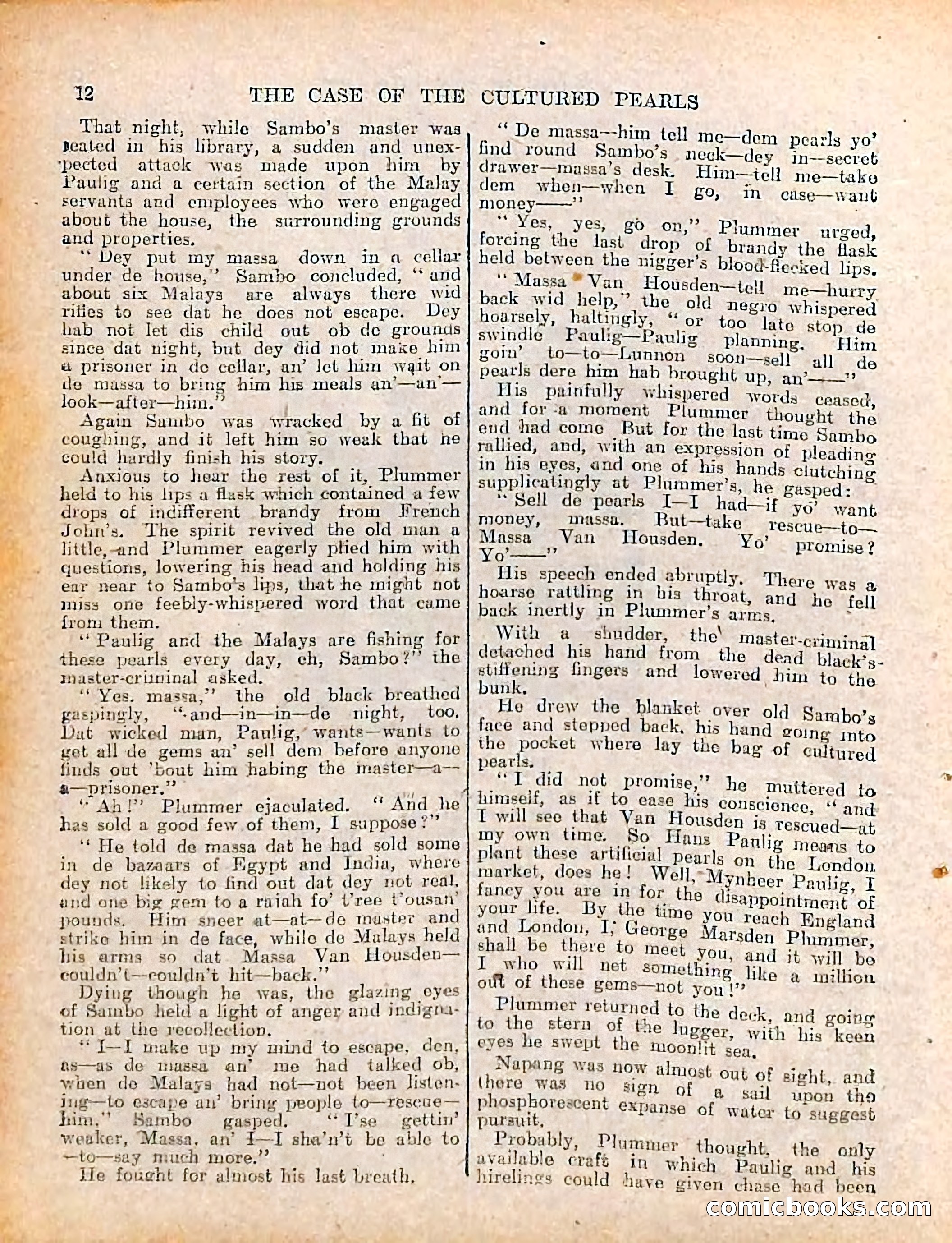 The Sexton Blake Library #208: The Case of the Cultured Pearls — page 14 of 68