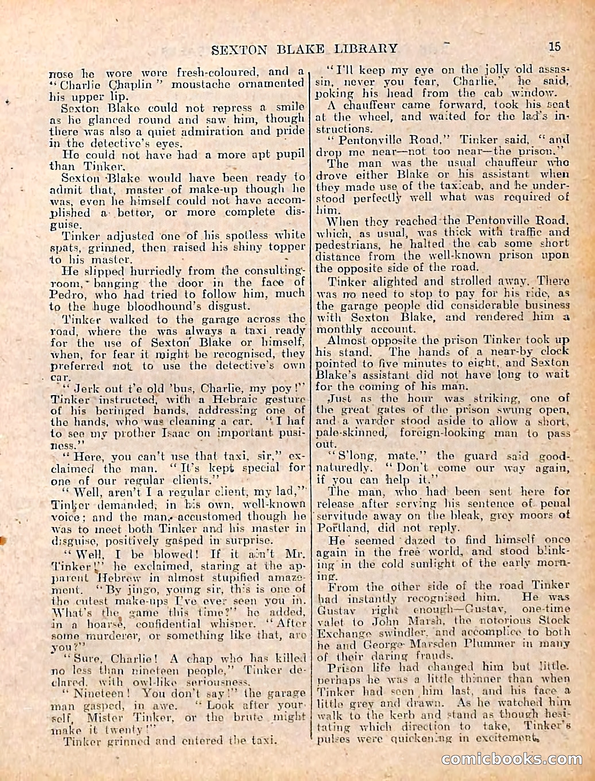 The Sexton Blake Library #208: The Case of the Cultured Pearls — page 17 of 68