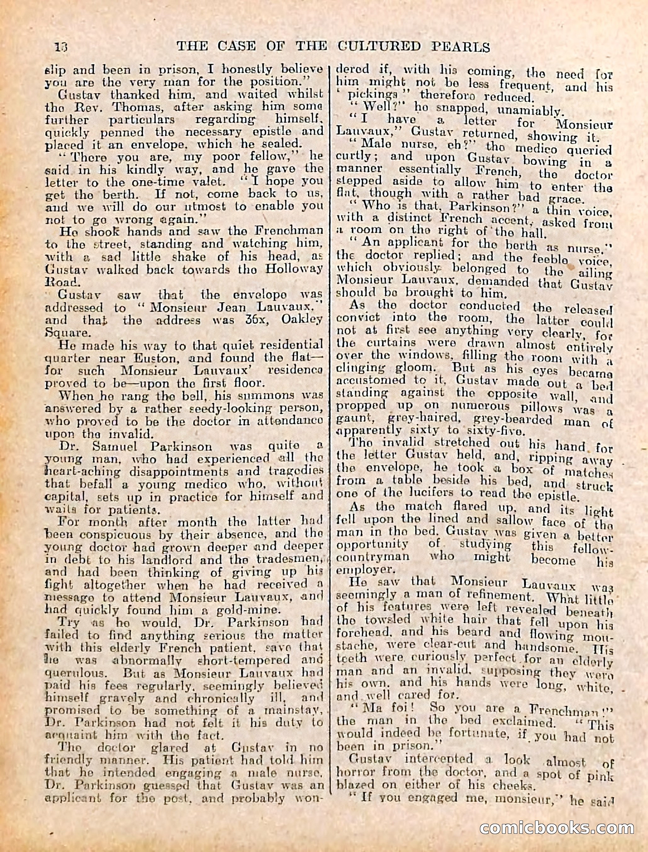 The Sexton Blake Library #208: The Case of the Cultured Pearls — page 20 of 68