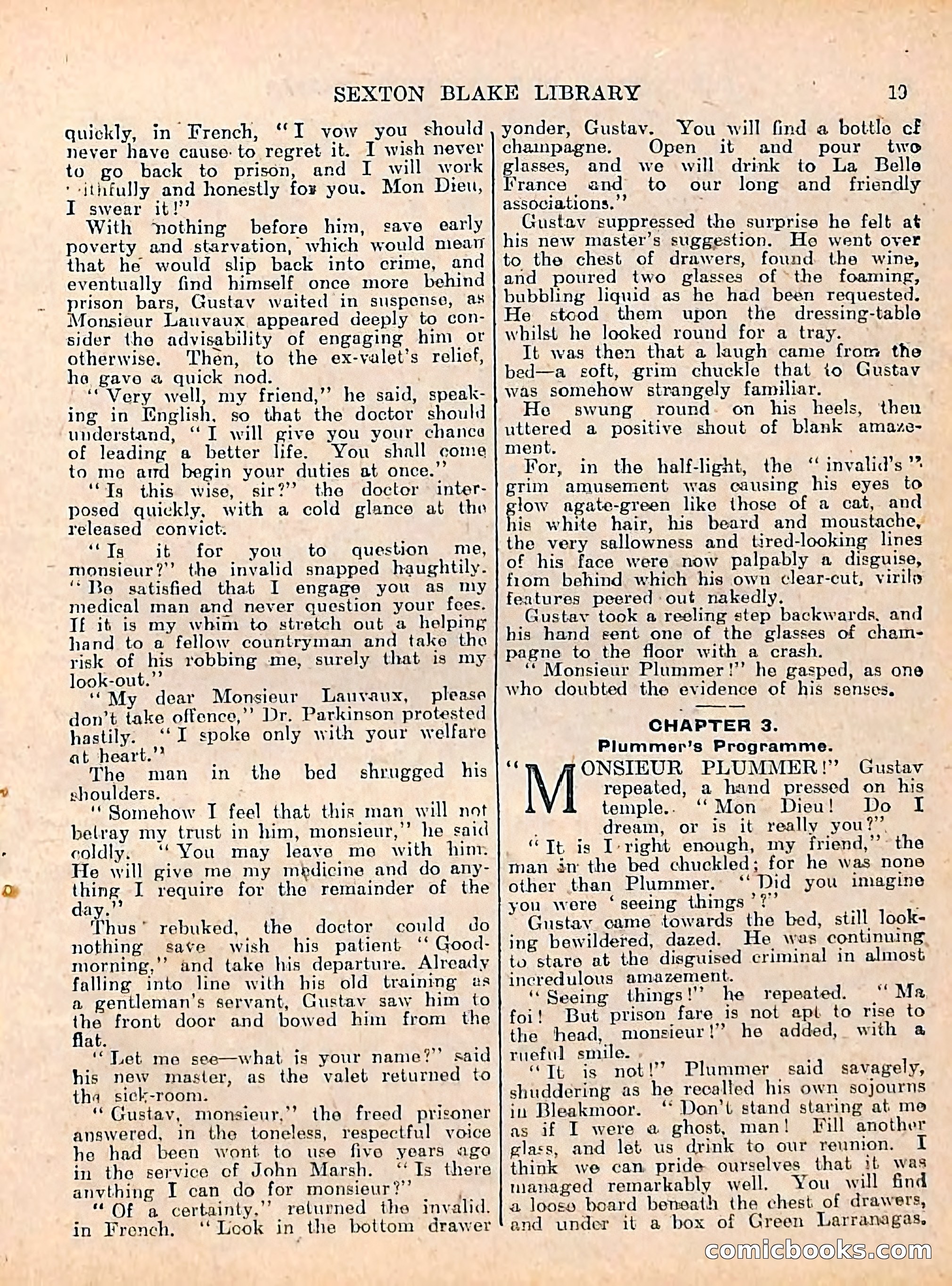 The Sexton Blake Library #208: The Case of the Cultured Pearls — page 21 of 68