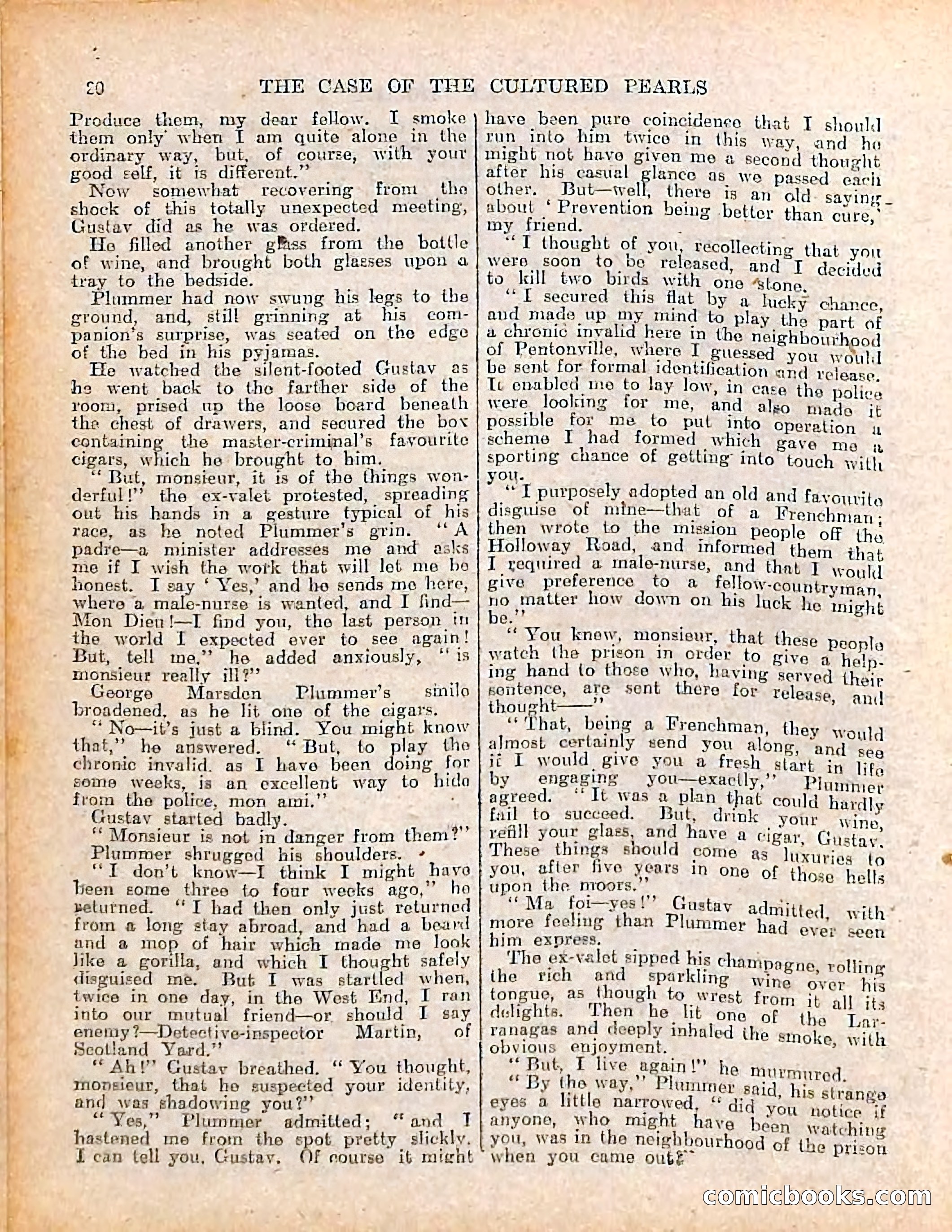 The Sexton Blake Library #208: The Case of the Cultured Pearls — page 22 of 68
