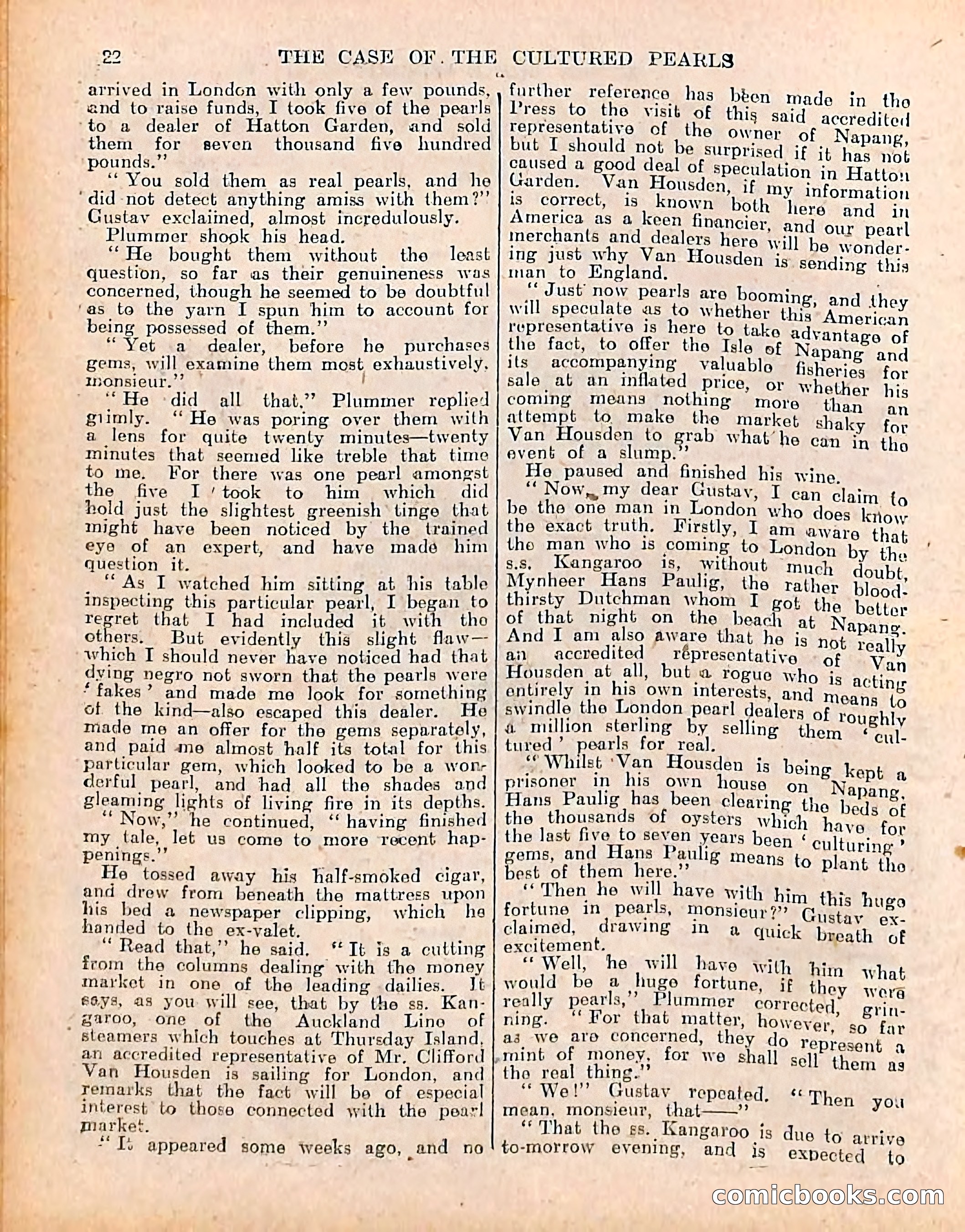 The Sexton Blake Library #208: The Case of the Cultured Pearls — page 24 of 68