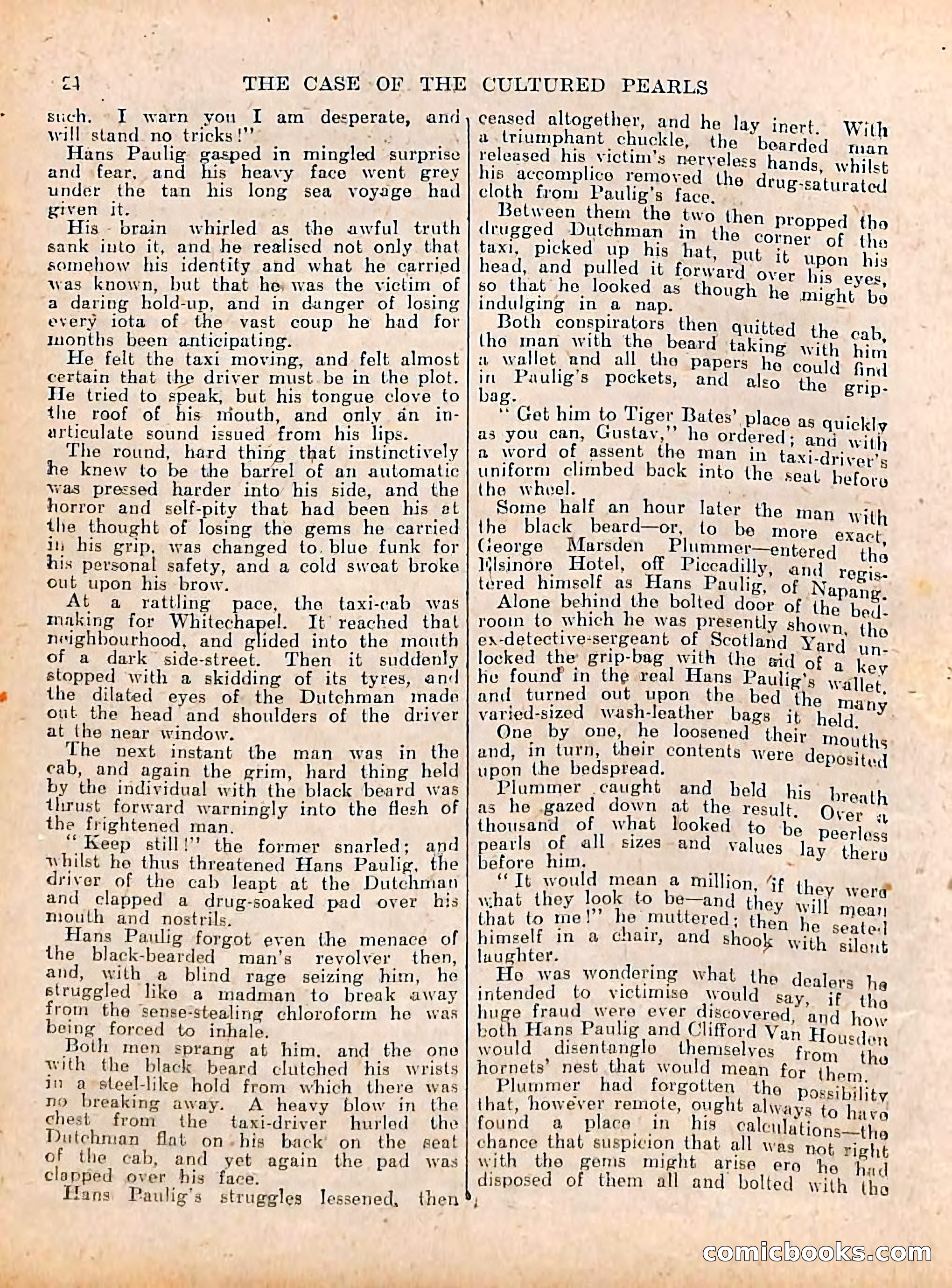 The Sexton Blake Library #208: The Case of the Cultured Pearls — page 26 of 68
