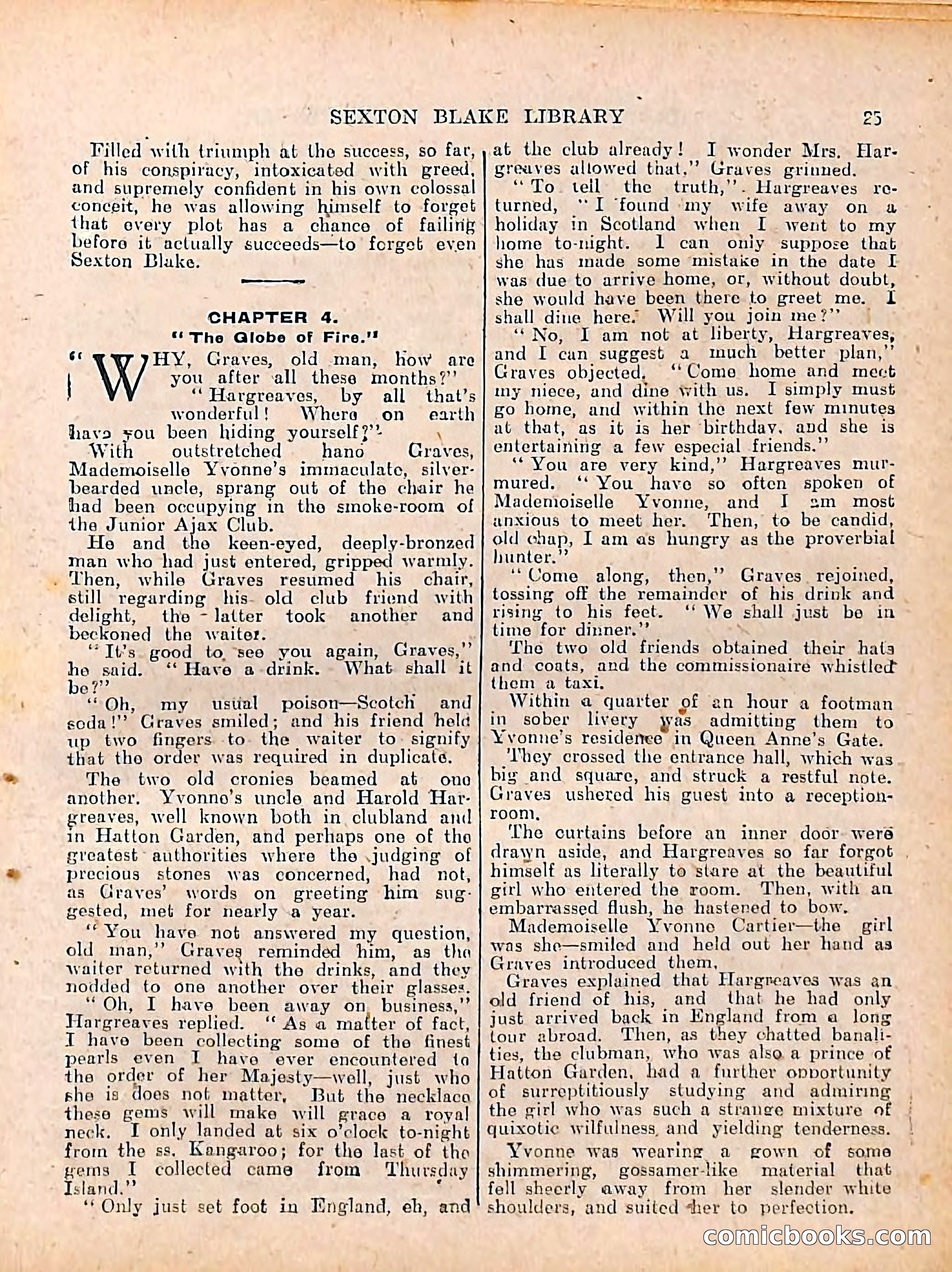 The Sexton Blake Library #208: The Case of the Cultured Pearls — page 27 of 68