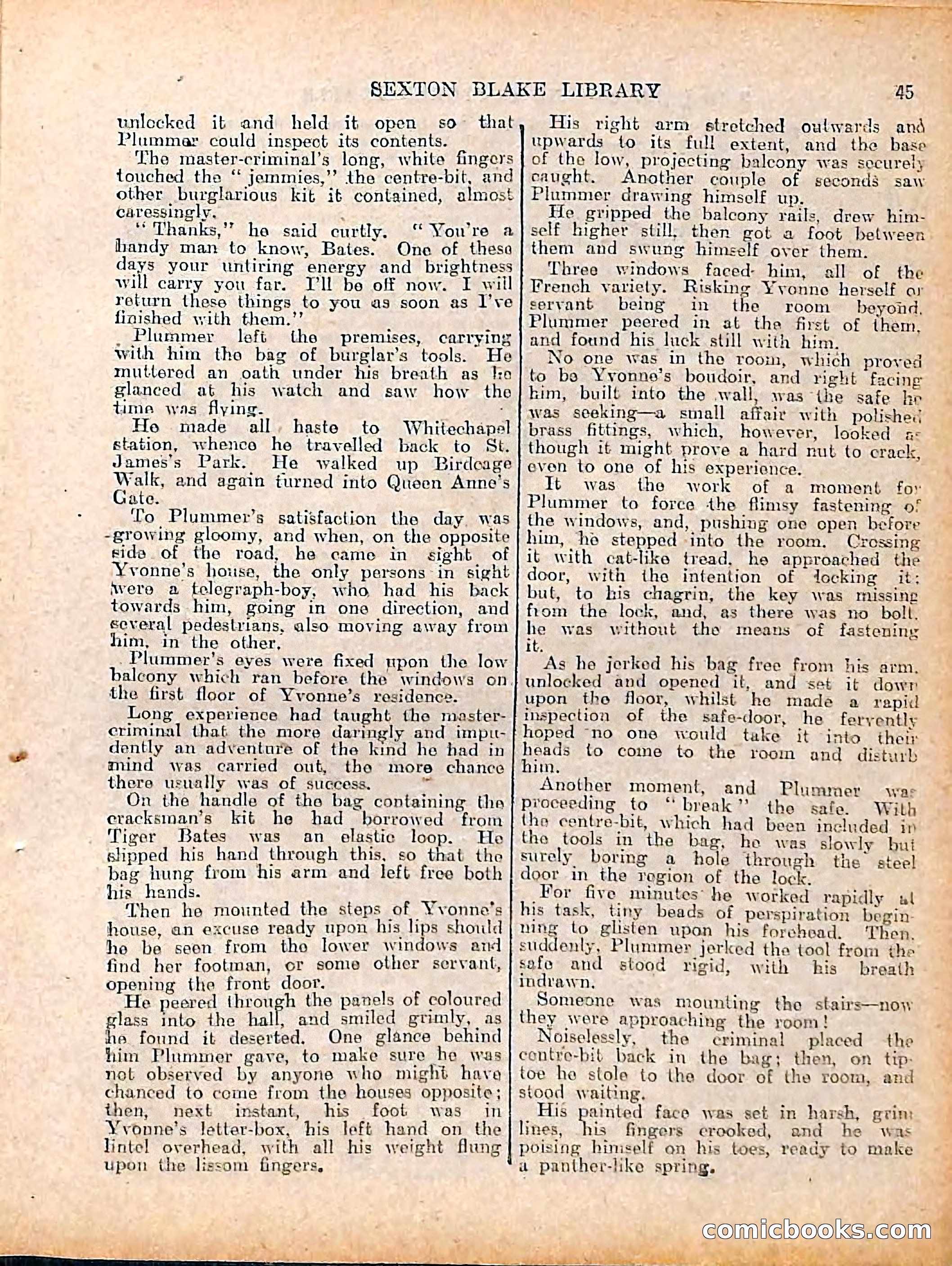 The Sexton Blake Library #208: The Case of the Cultured Pearls — page 47 of 68