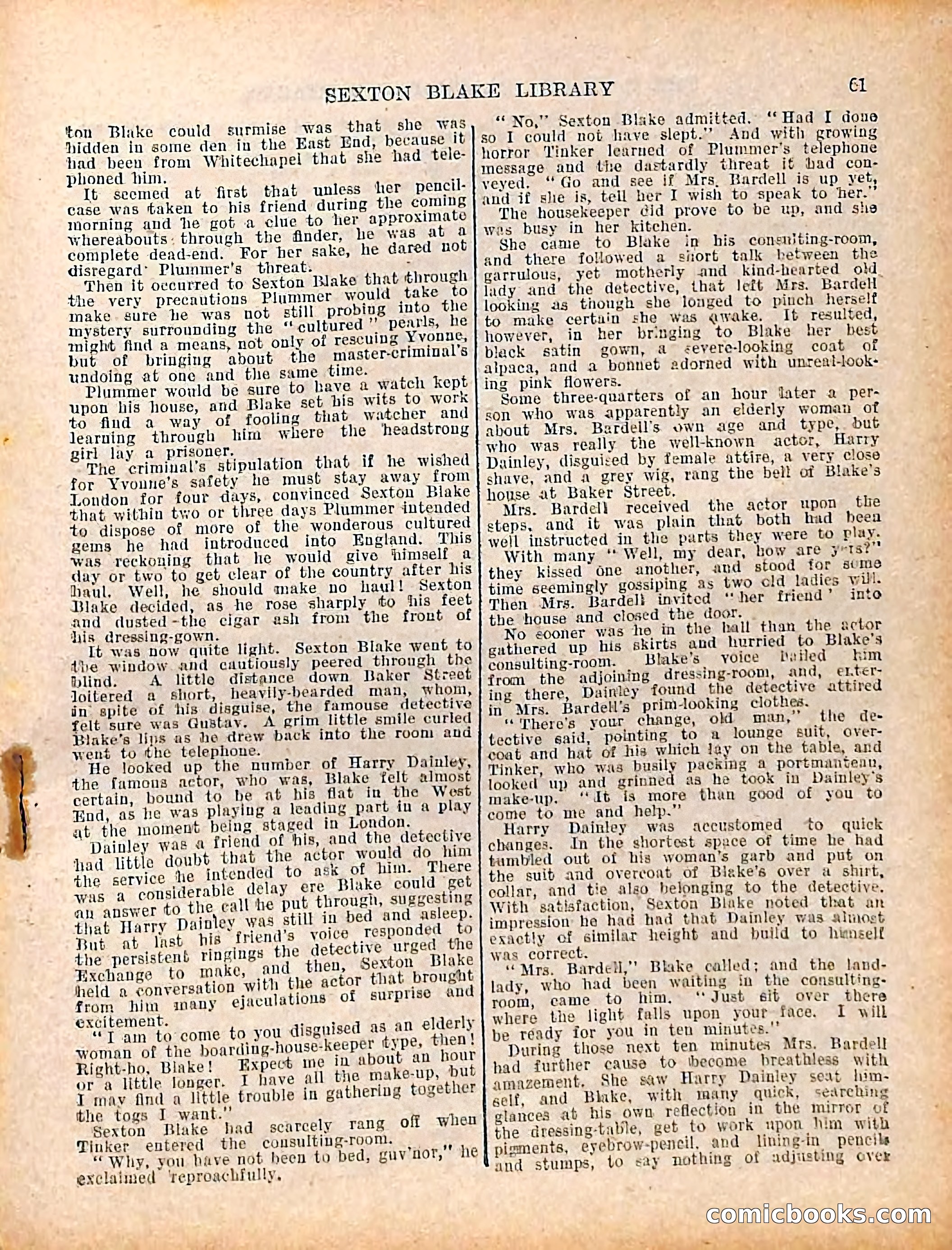 The Sexton Blake Library #208: The Case of the Cultured Pearls — page 63 of 68