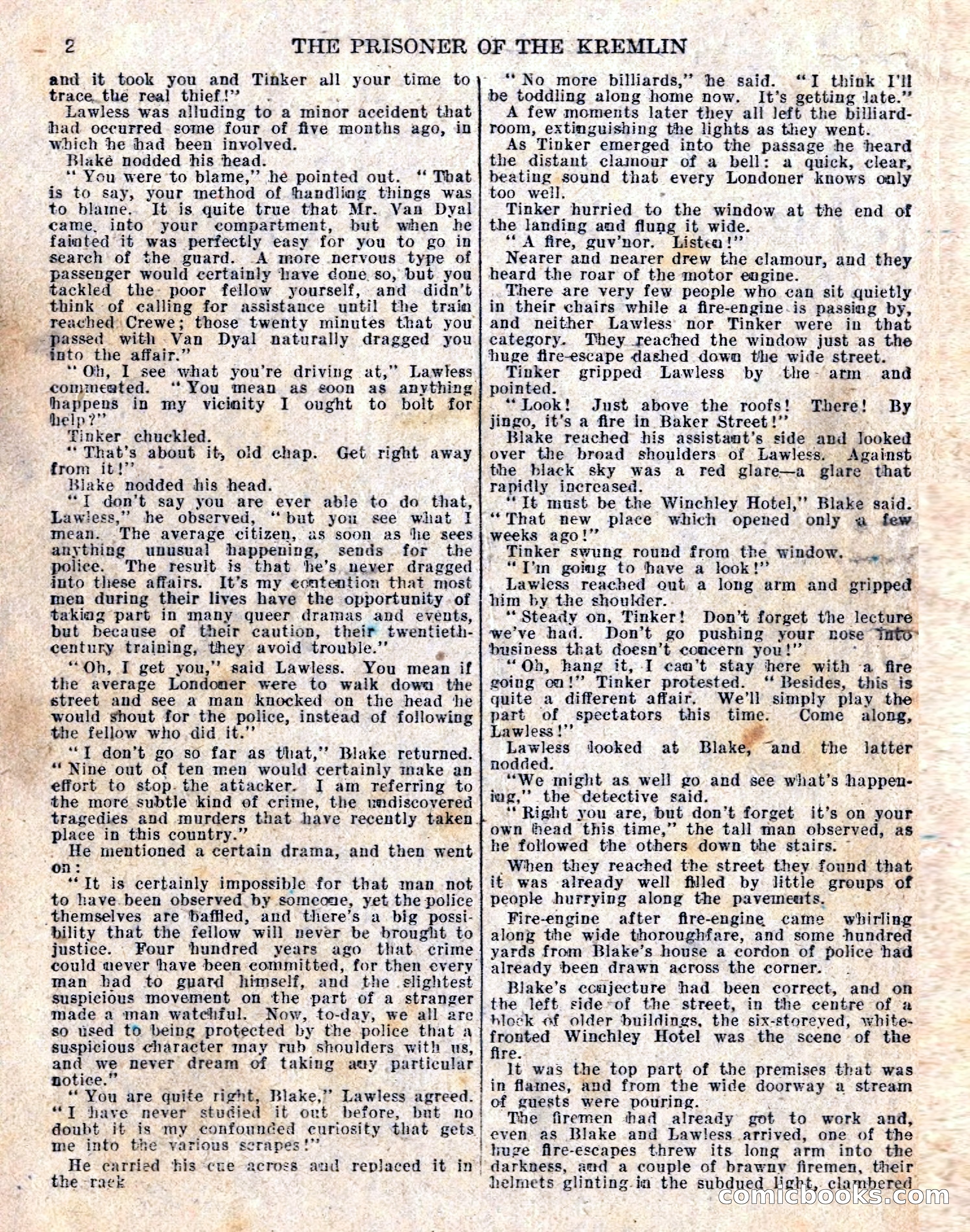 The Sexton Blake Library No. 236: The Prisoner of the Kremlin — page 4 of 68