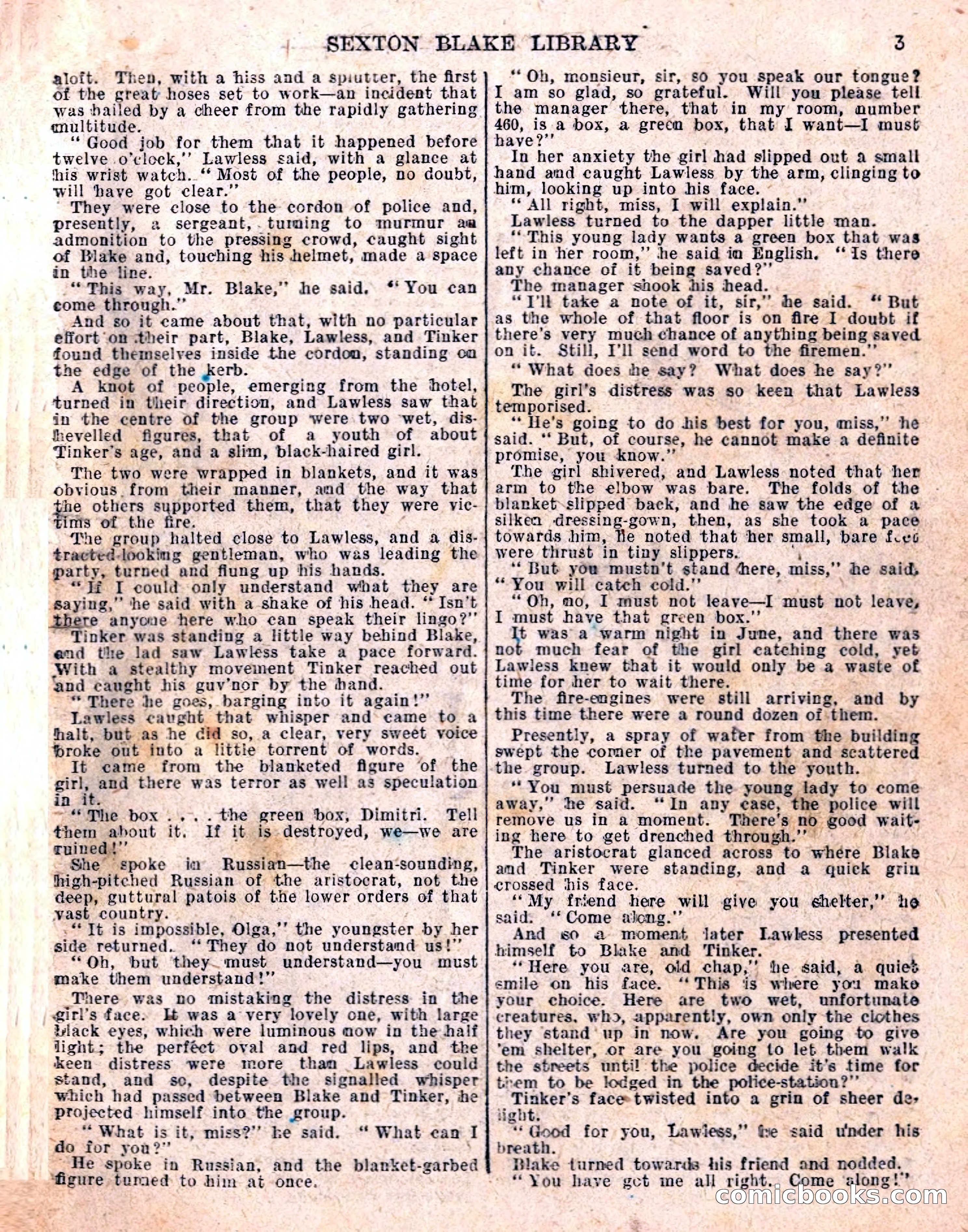 The Sexton Blake Library No. 236: The Prisoner of the Kremlin — page 5 of 68
