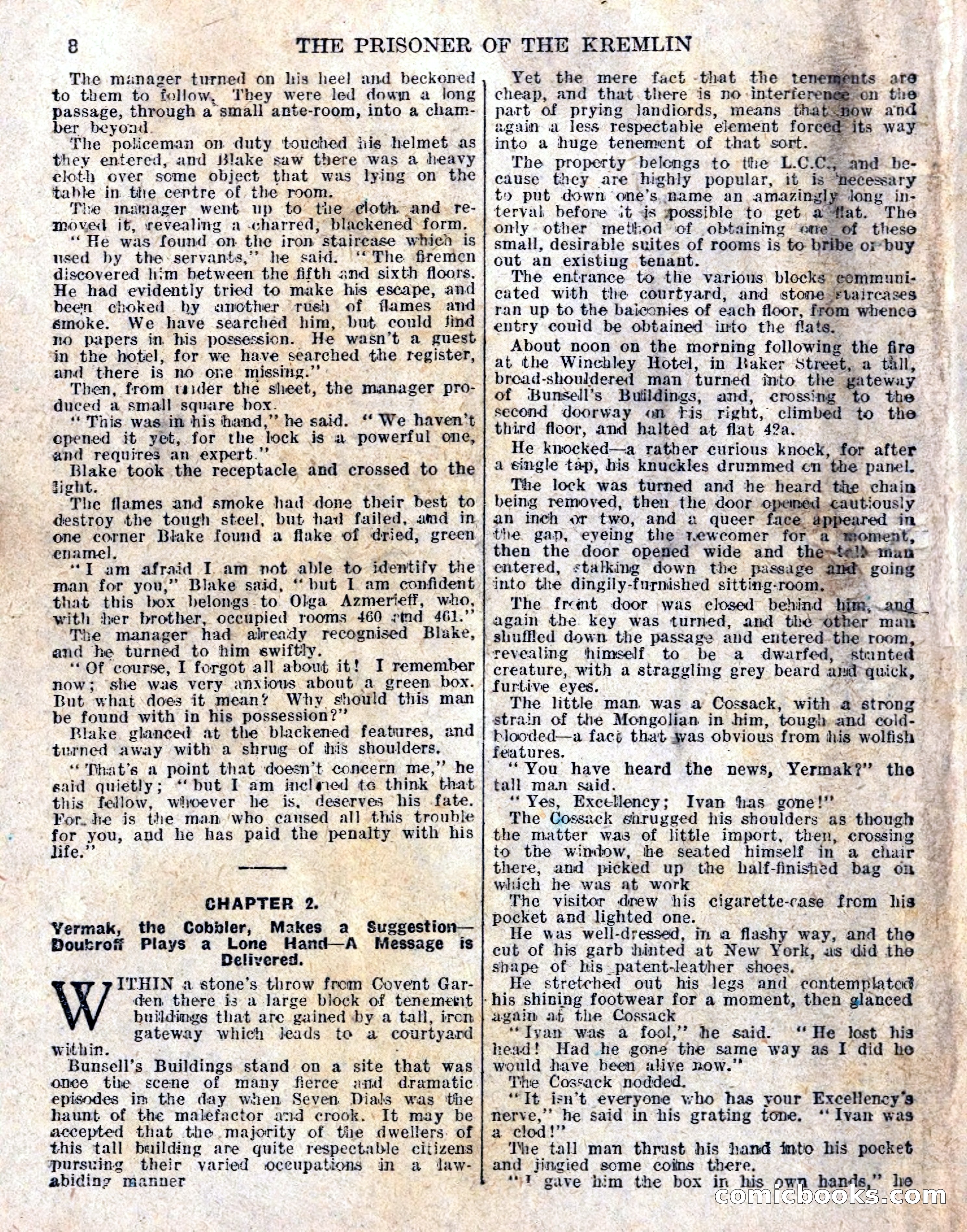 The Sexton Blake Library No. 236: The Prisoner of the Kremlin — page 10 of 68