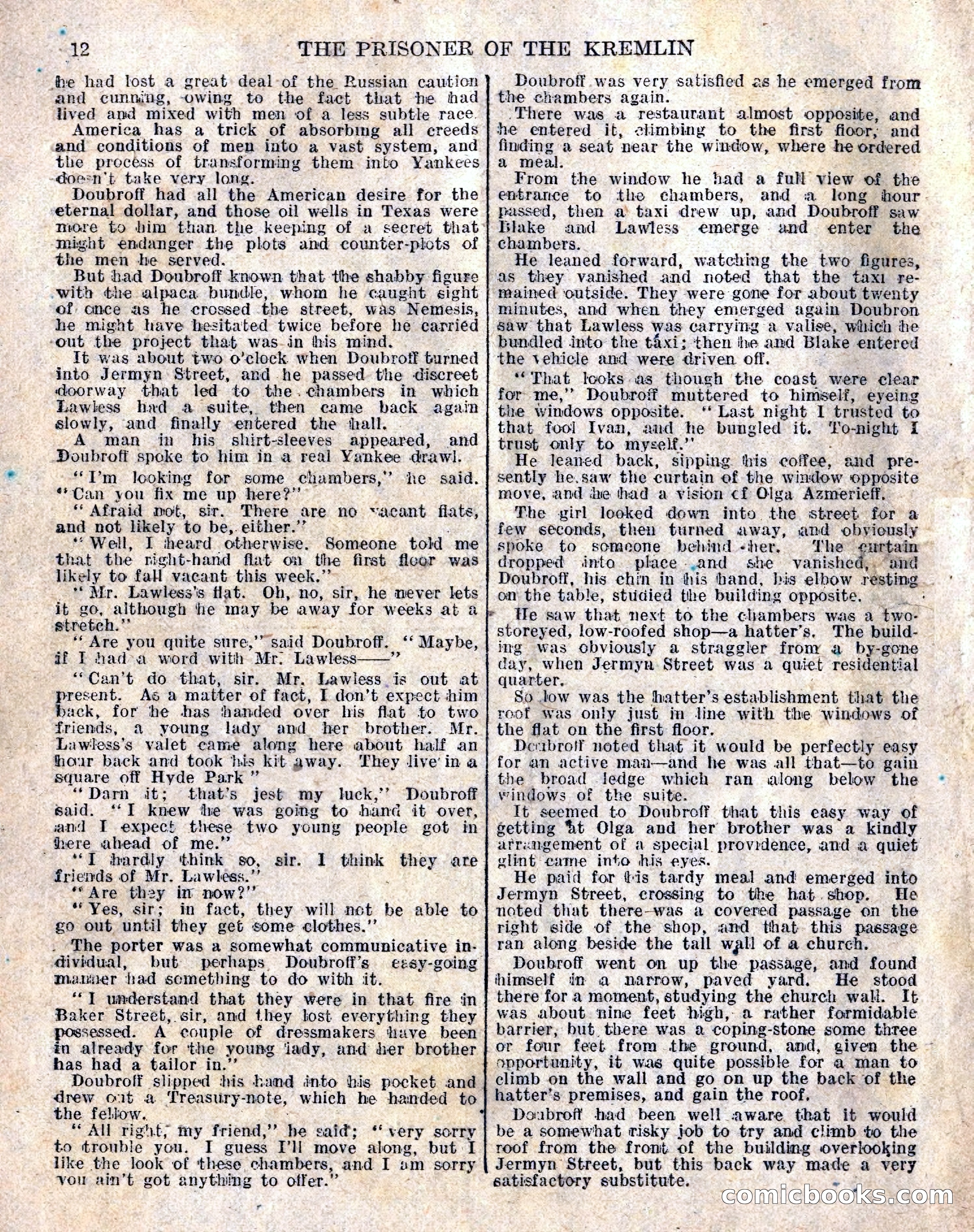 The Sexton Blake Library No. 236: The Prisoner of the Kremlin — page 14 of 68
