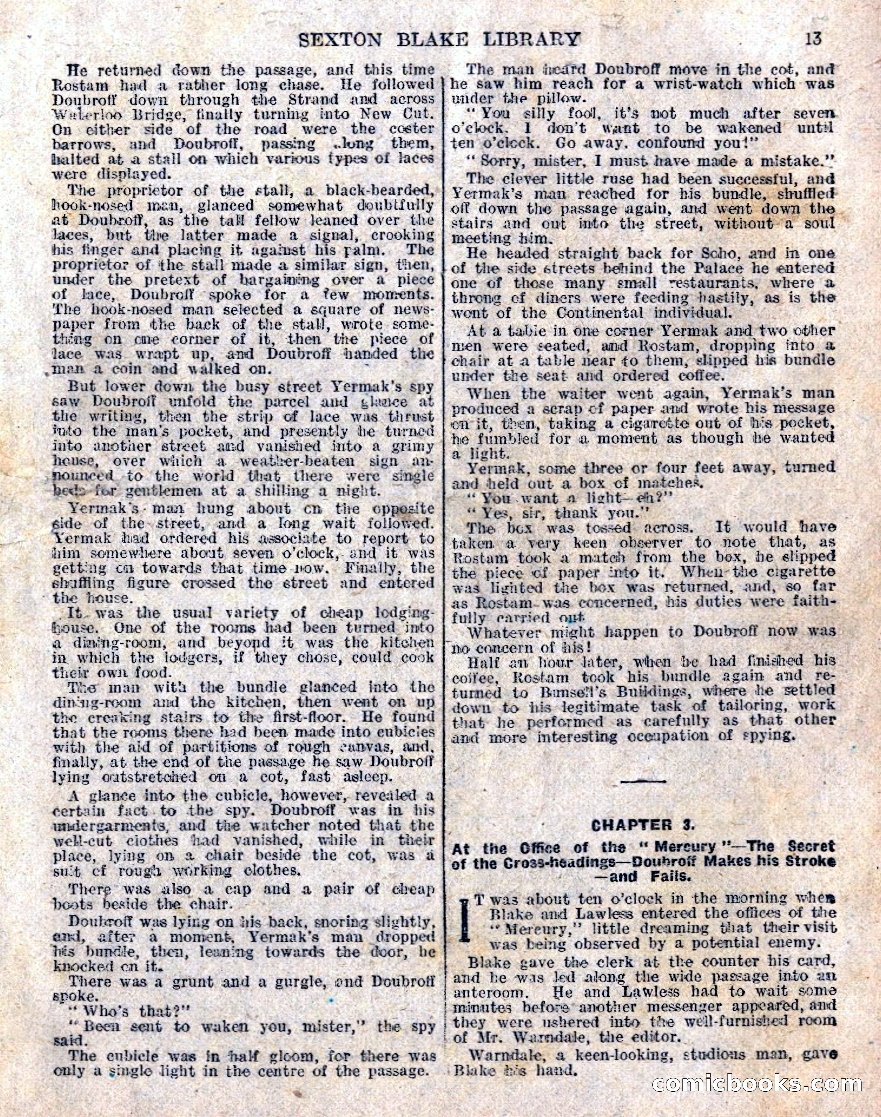 The Sexton Blake Library No. 236: The Prisoner of the Kremlin — page 15 of 68