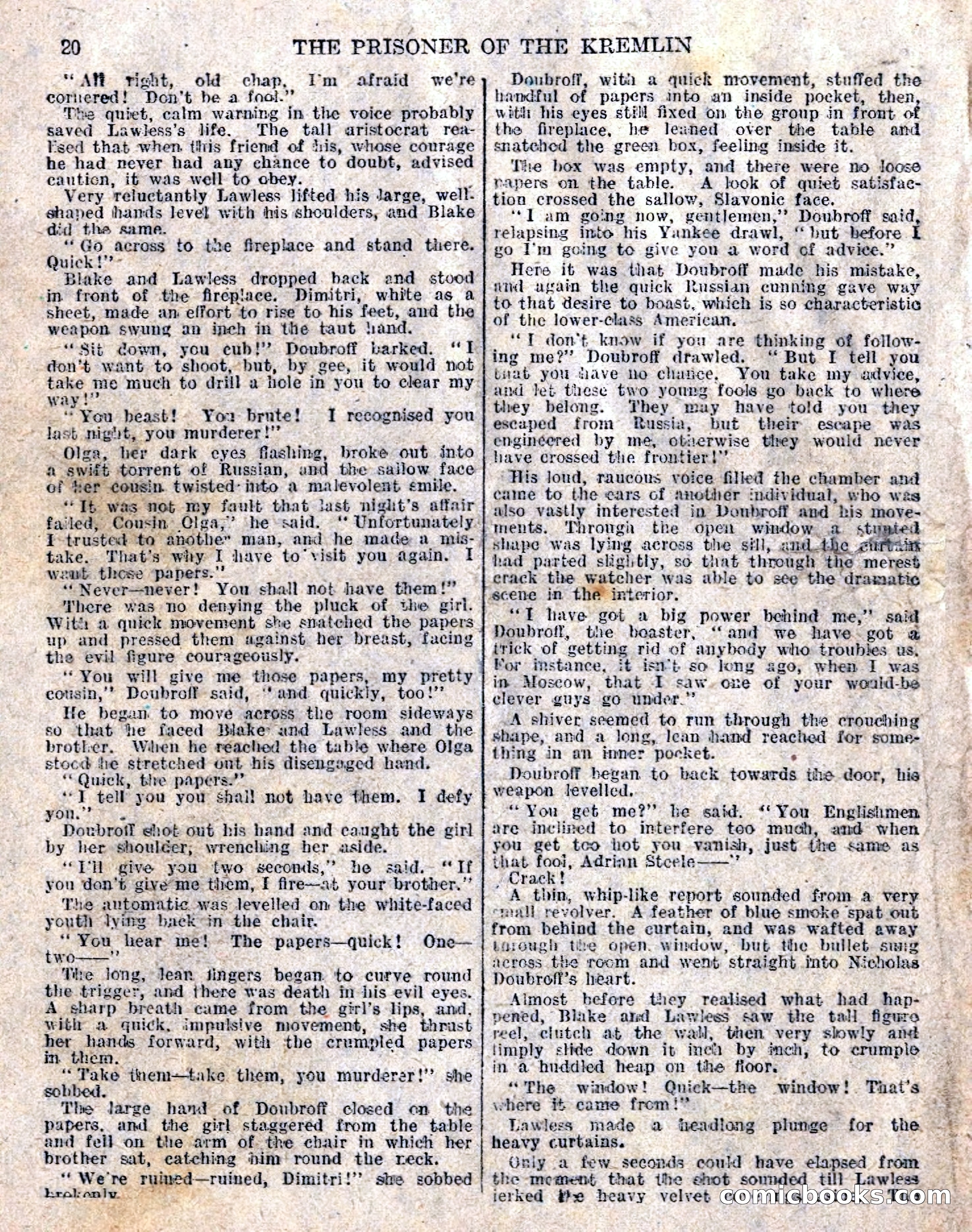 The Sexton Blake Library No. 236: The Prisoner of the Kremlin — page 22 of 68