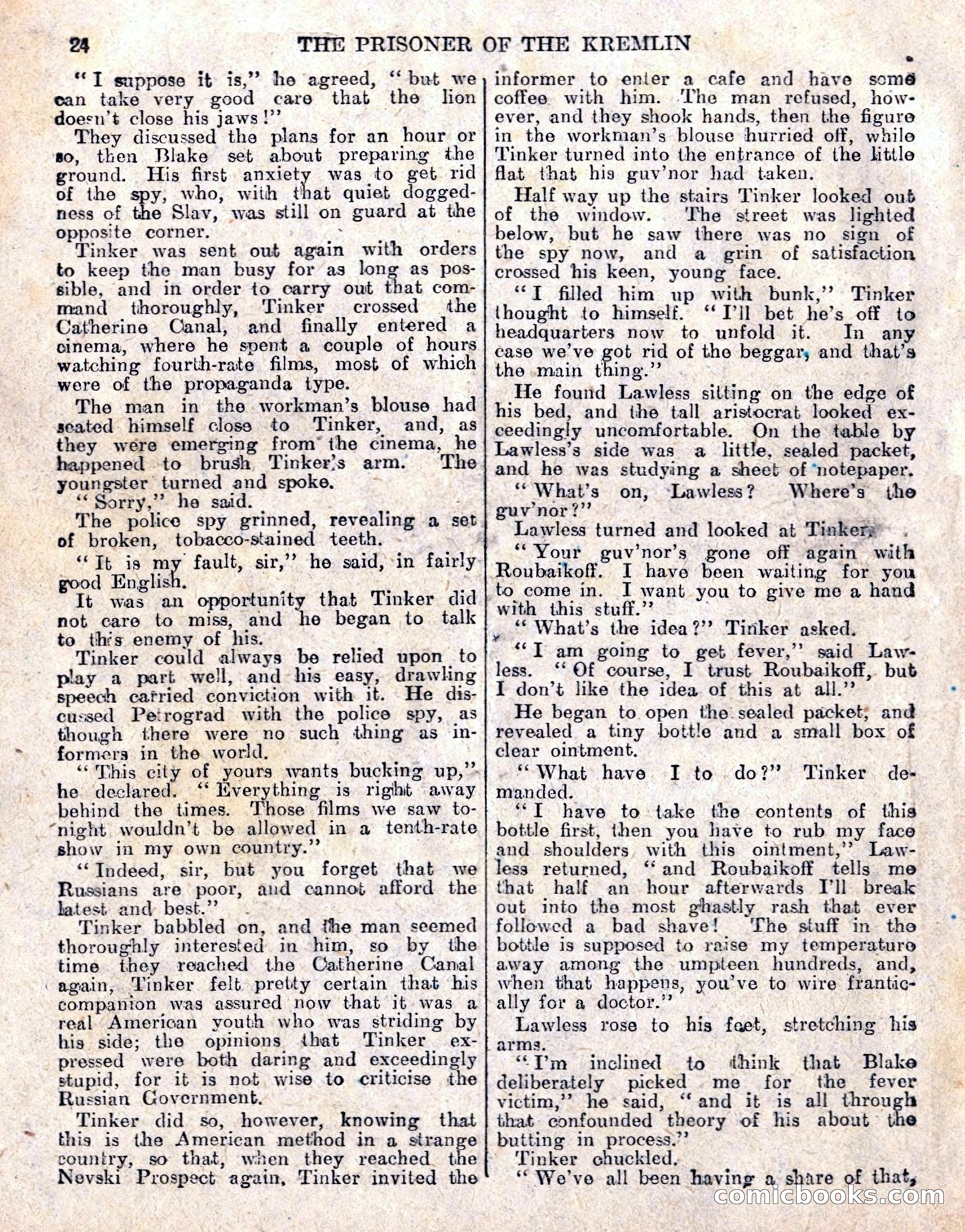 The Sexton Blake Library No. 236: The Prisoner of the Kremlin — page 26 of 68