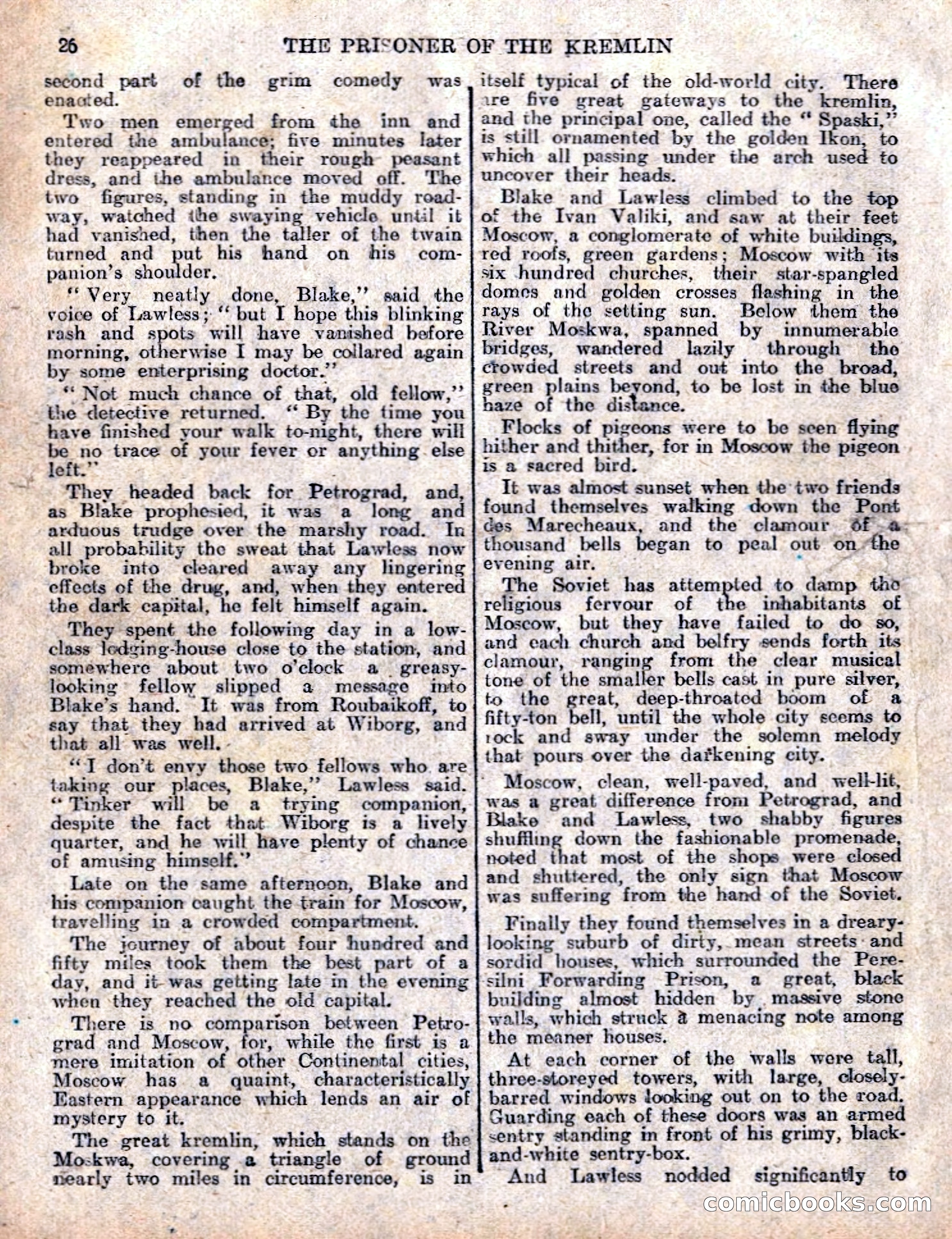 The Sexton Blake Library No. 236: The Prisoner of the Kremlin — page 28 of 68