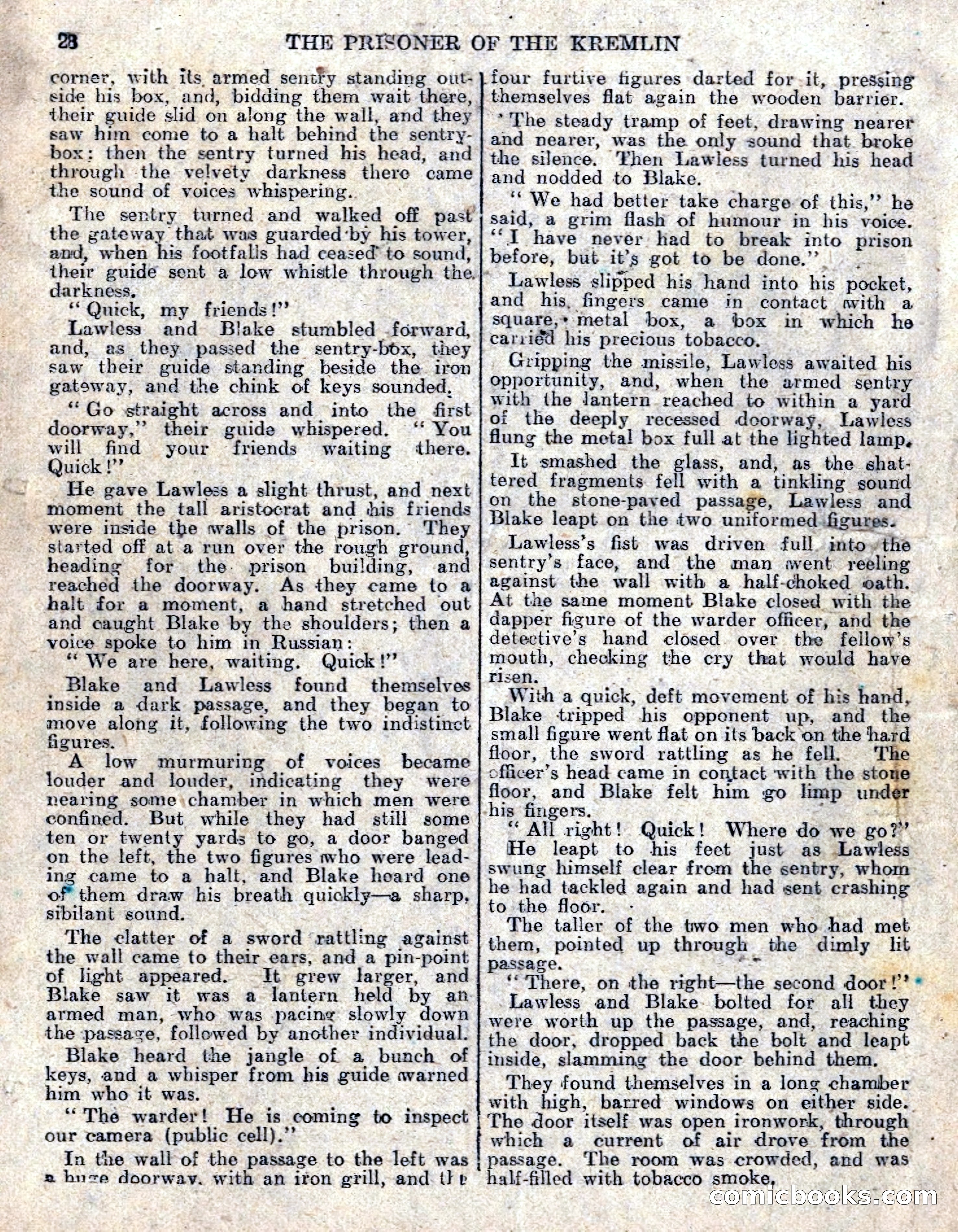 The Sexton Blake Library No. 236: The Prisoner of the Kremlin — page 30 of 68