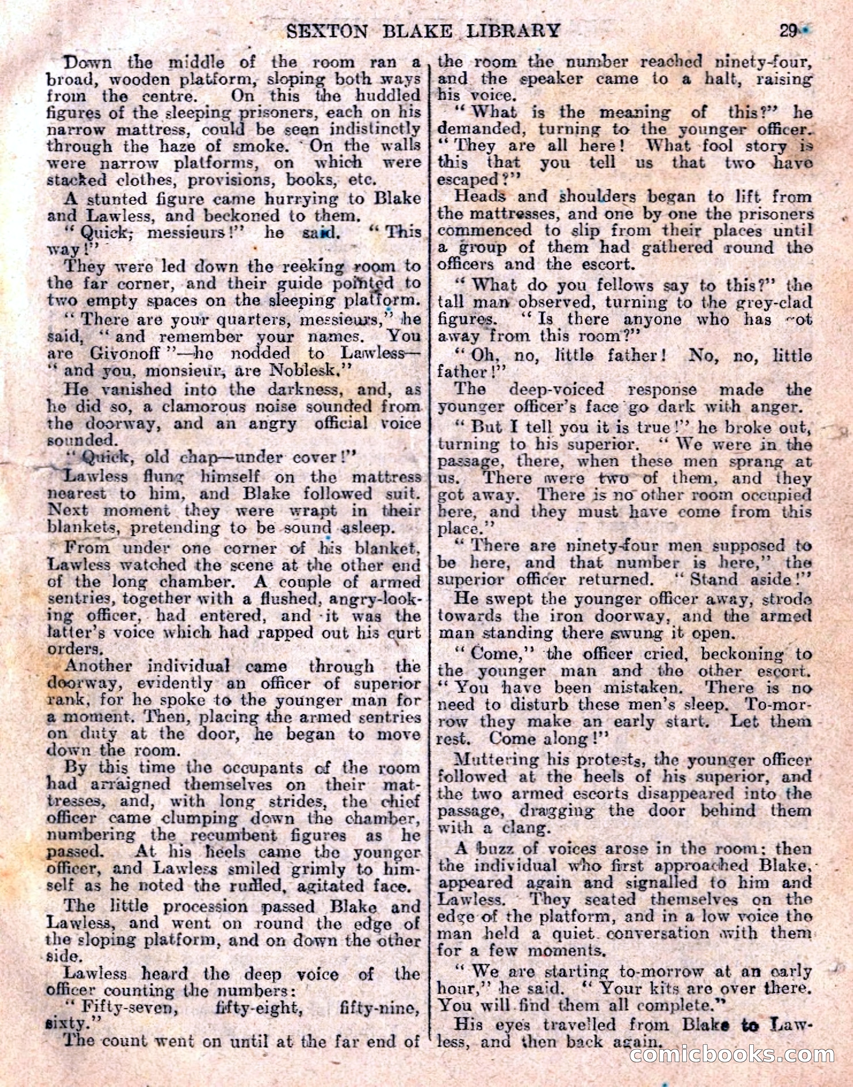 The Sexton Blake Library No. 236: The Prisoner of the Kremlin — page 31 of 68