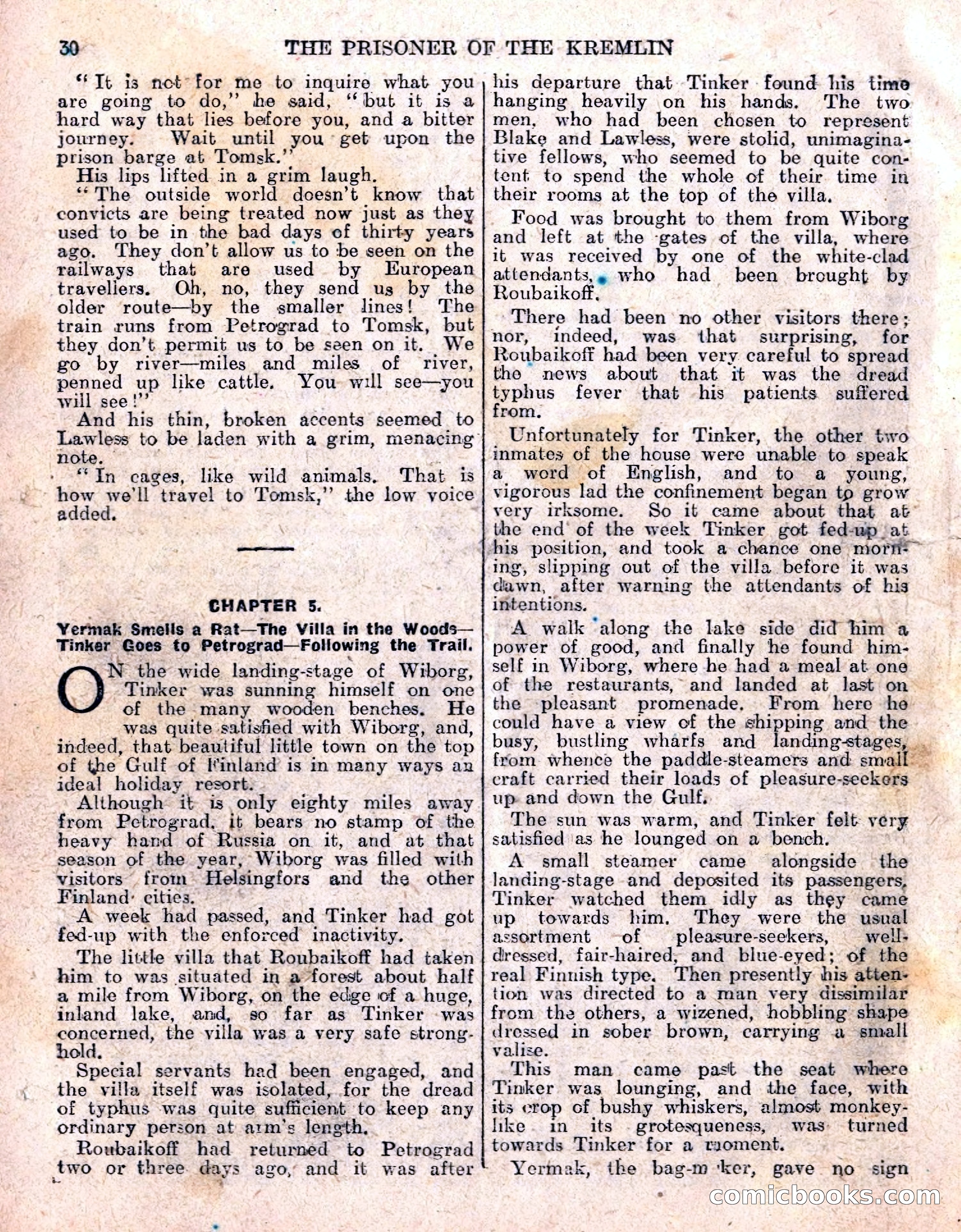 The Sexton Blake Library No. 236: The Prisoner of the Kremlin — page 32 of 68