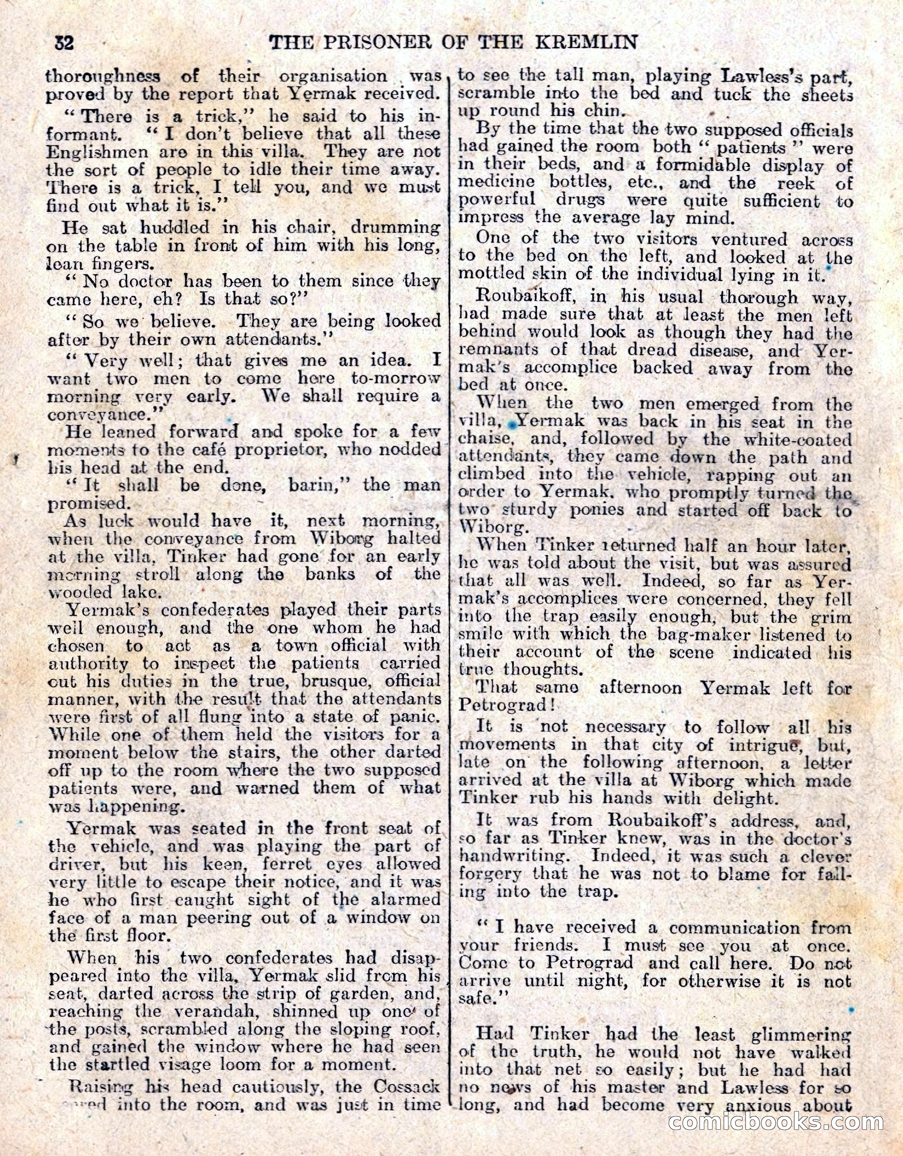 The Sexton Blake Library No. 236: The Prisoner of the Kremlin — page 34 of 68