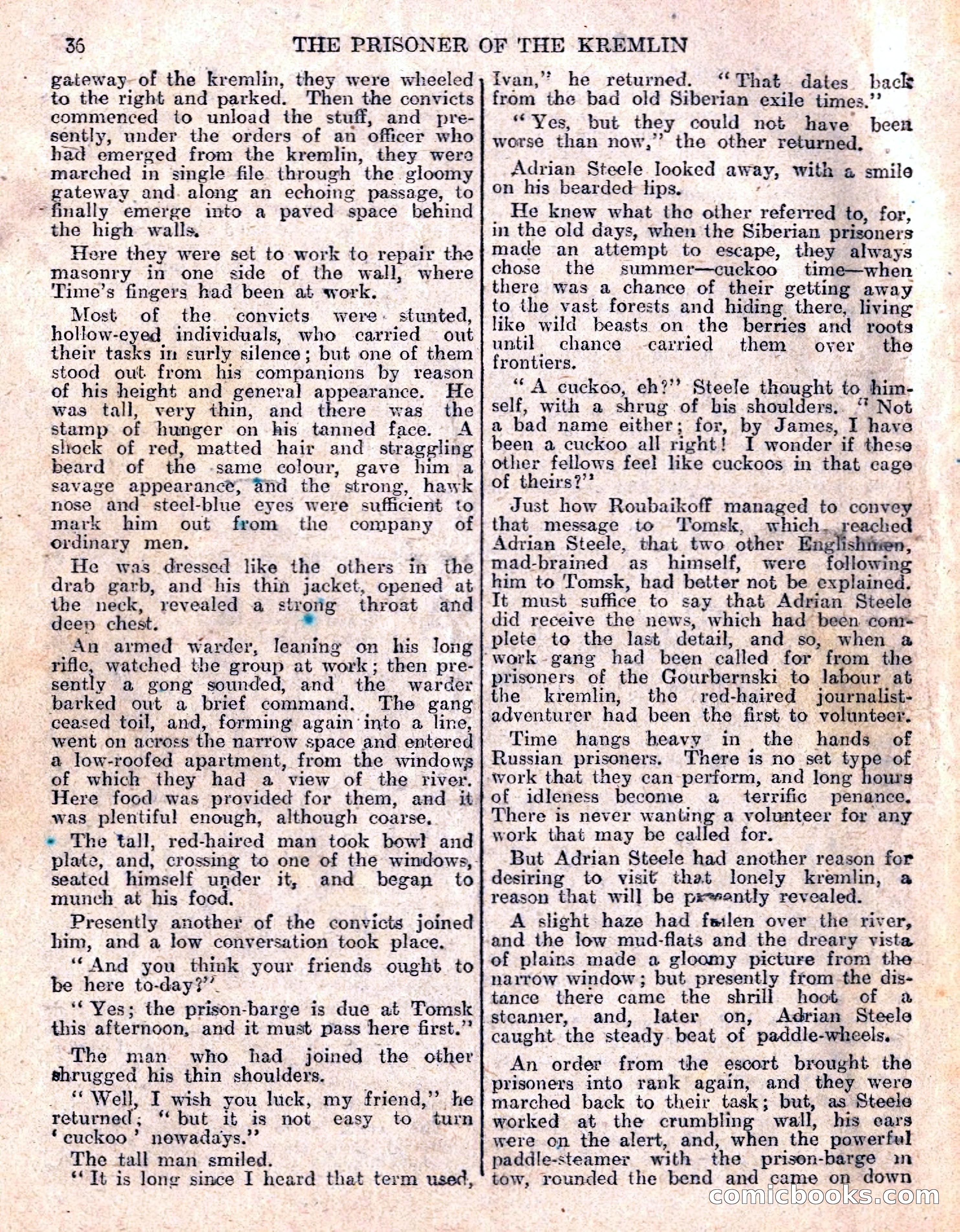 The Sexton Blake Library No. 236: The Prisoner of the Kremlin — page 38 of 68