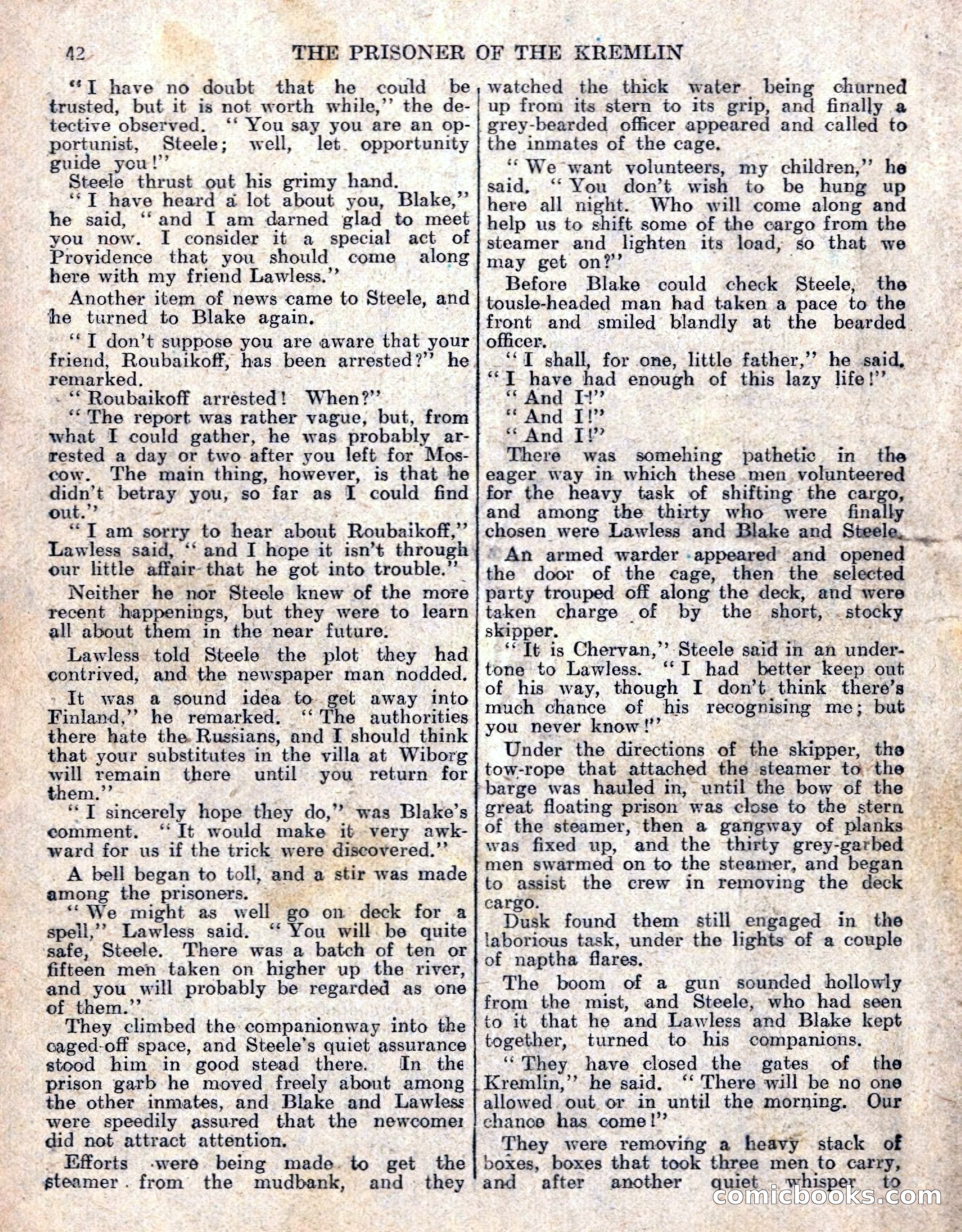 The Sexton Blake Library No. 236: The Prisoner of the Kremlin — page 44 of 68