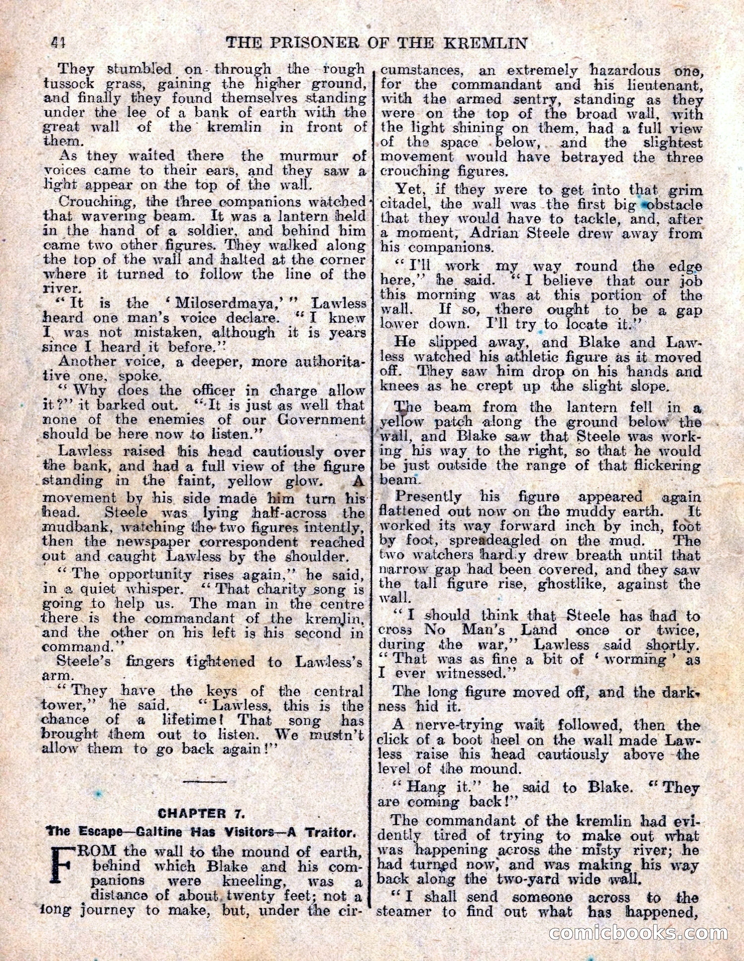 The Sexton Blake Library No. 236: The Prisoner of the Kremlin — page 46 of 68