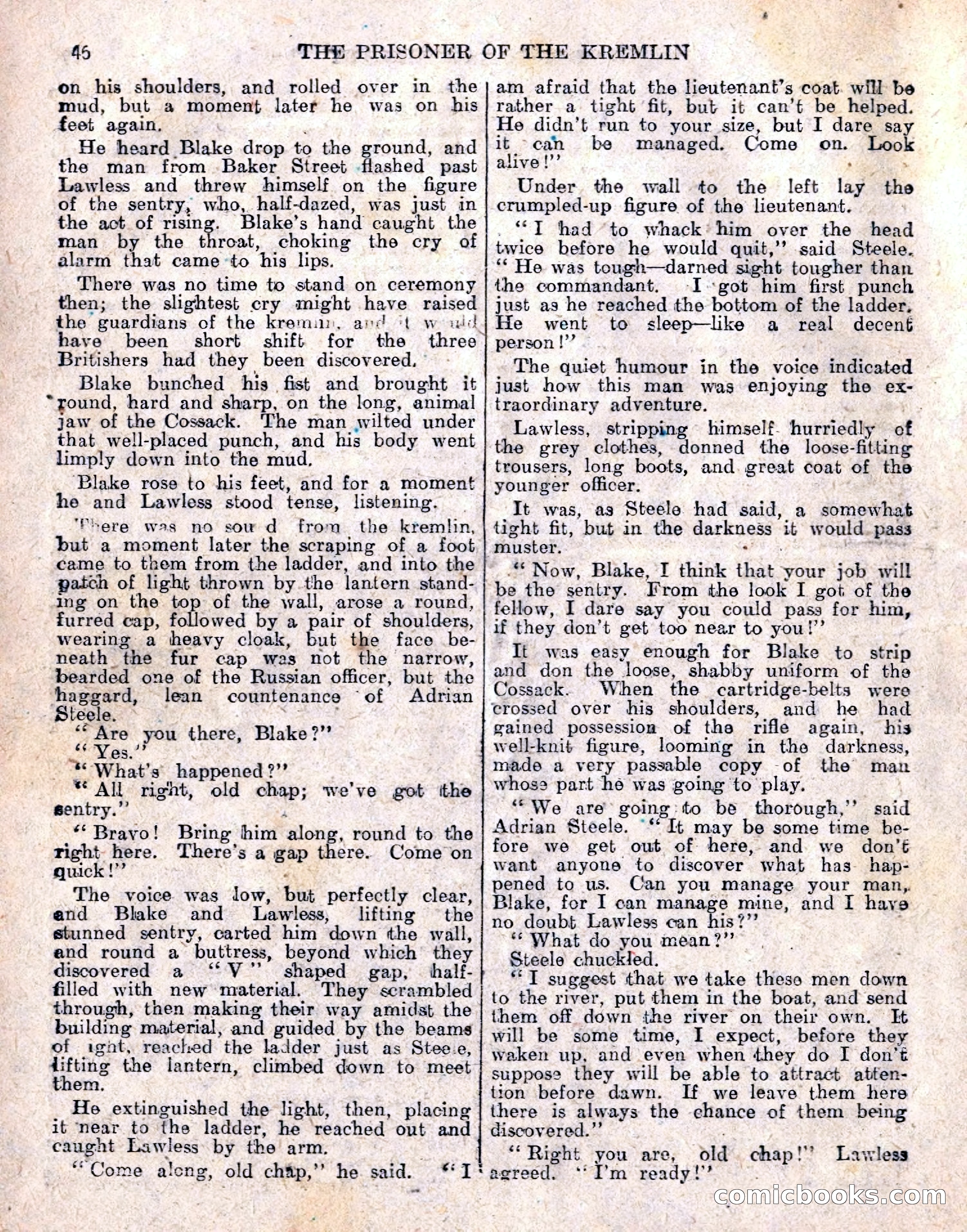 The Sexton Blake Library No. 236: The Prisoner of the Kremlin — page 48 of 68