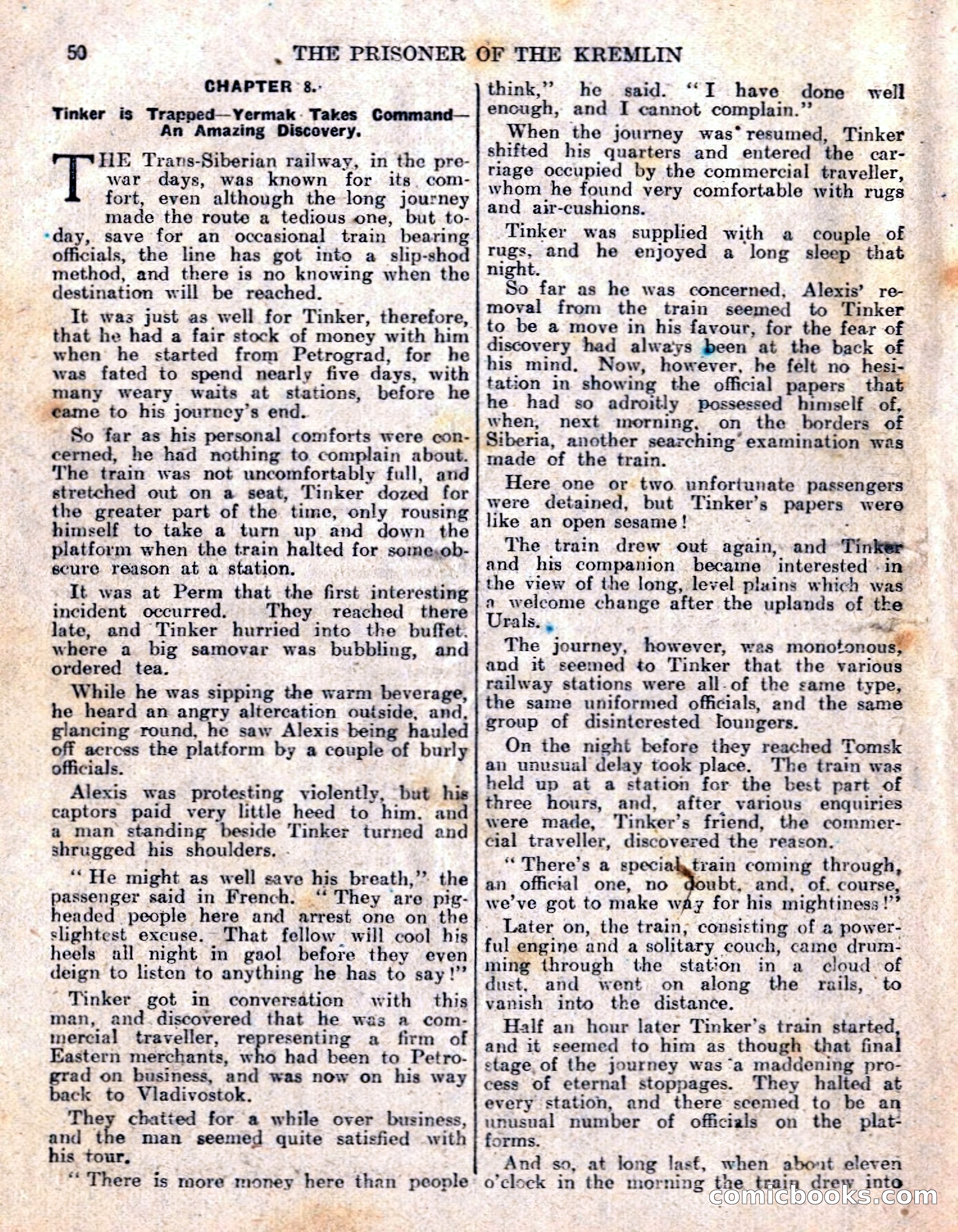 The Sexton Blake Library No. 236: The Prisoner of the Kremlin — page 52 of 68