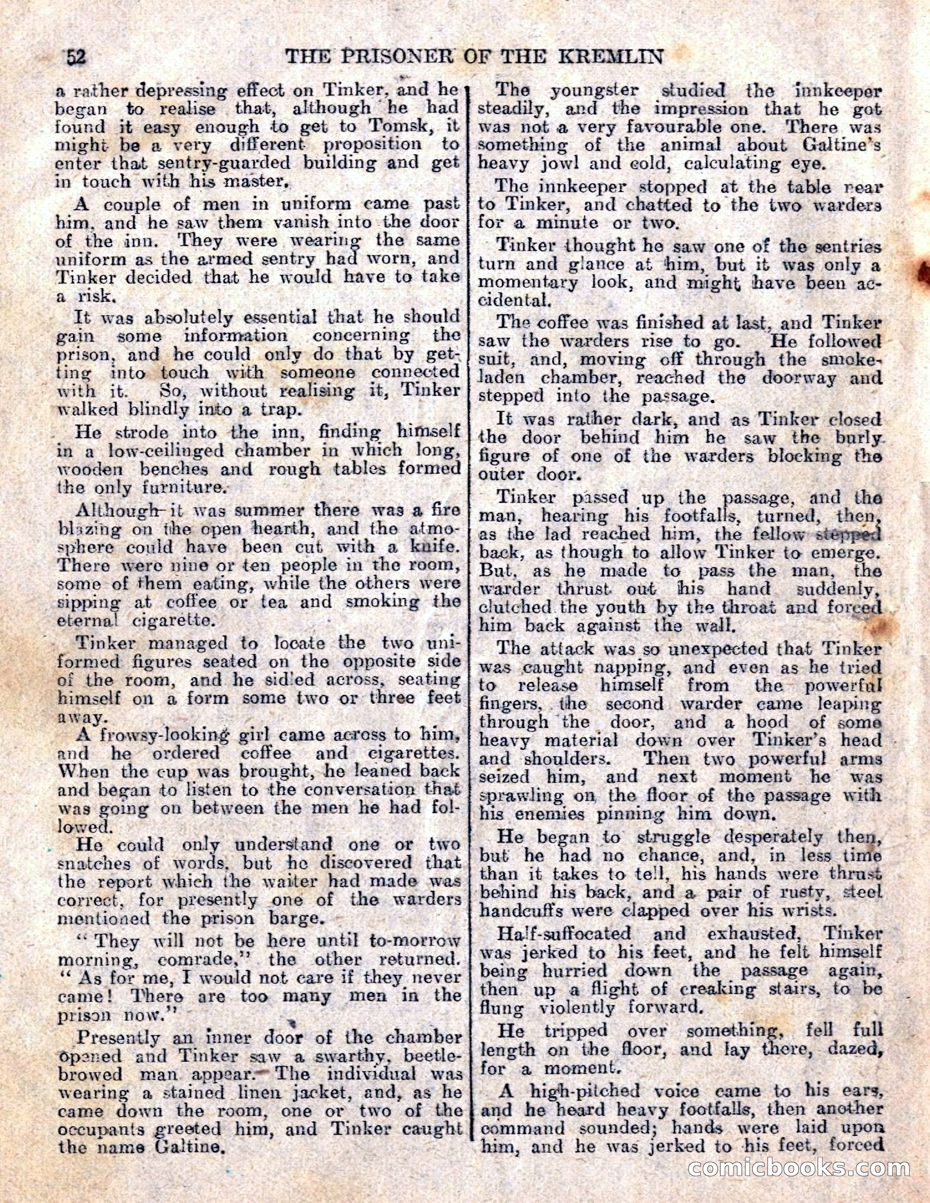 The Sexton Blake Library No. 236: The Prisoner of the Kremlin — page 54 of 68