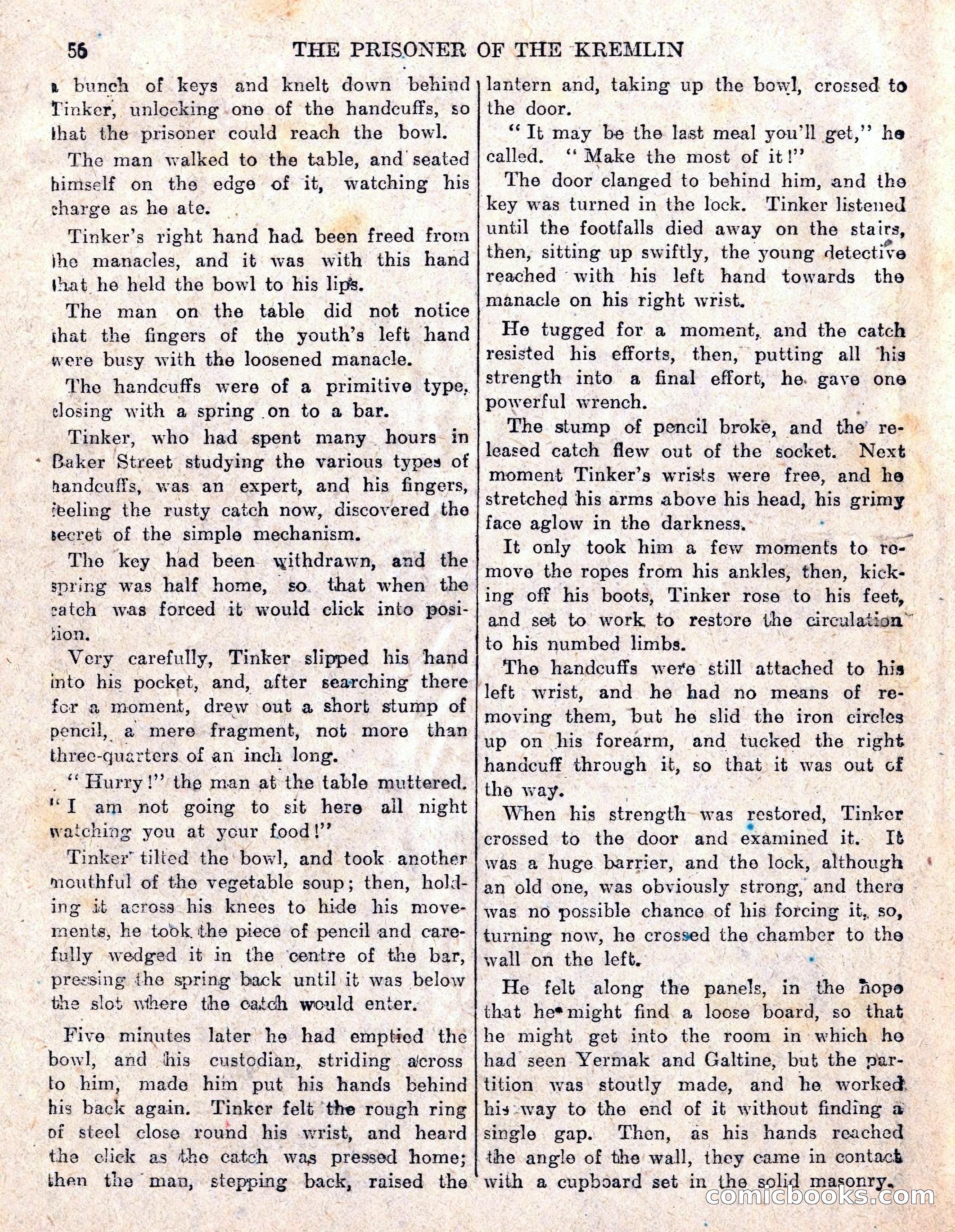 The Sexton Blake Library No. 236: The Prisoner of the Kremlin — page 58 of 68