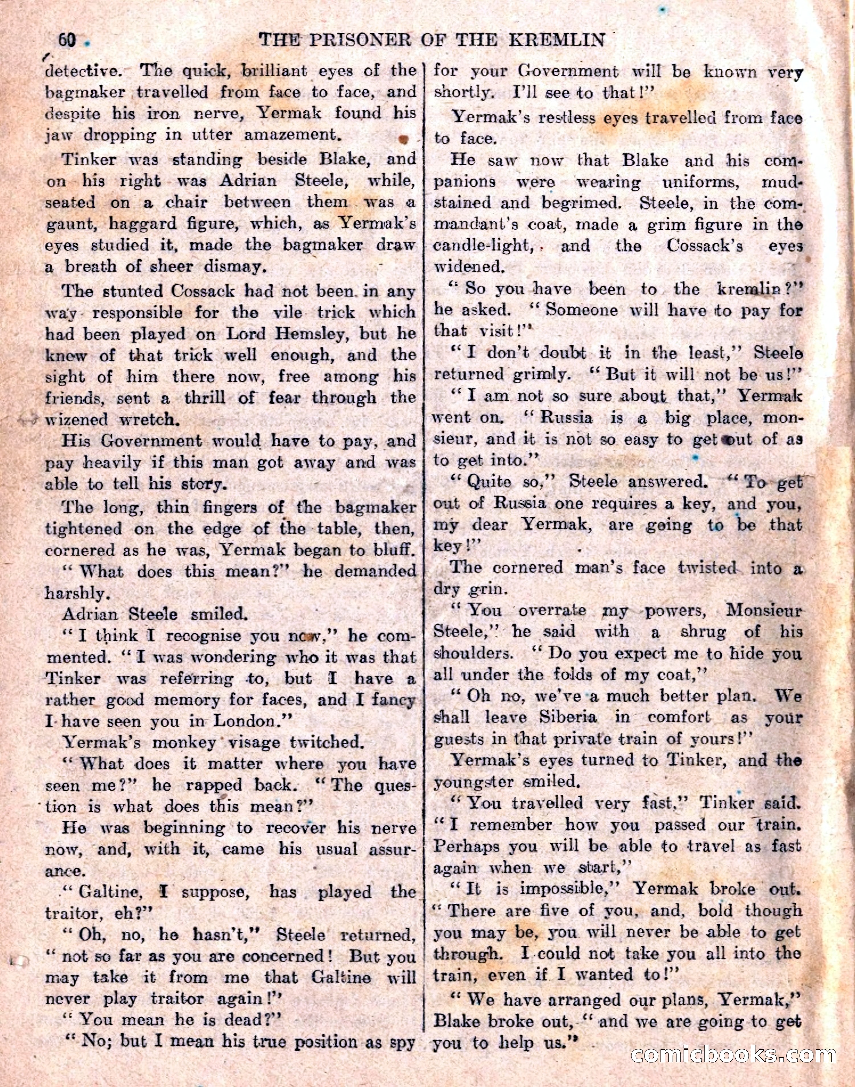The Sexton Blake Library No. 236: The Prisoner of the Kremlin — page 62 of 68
