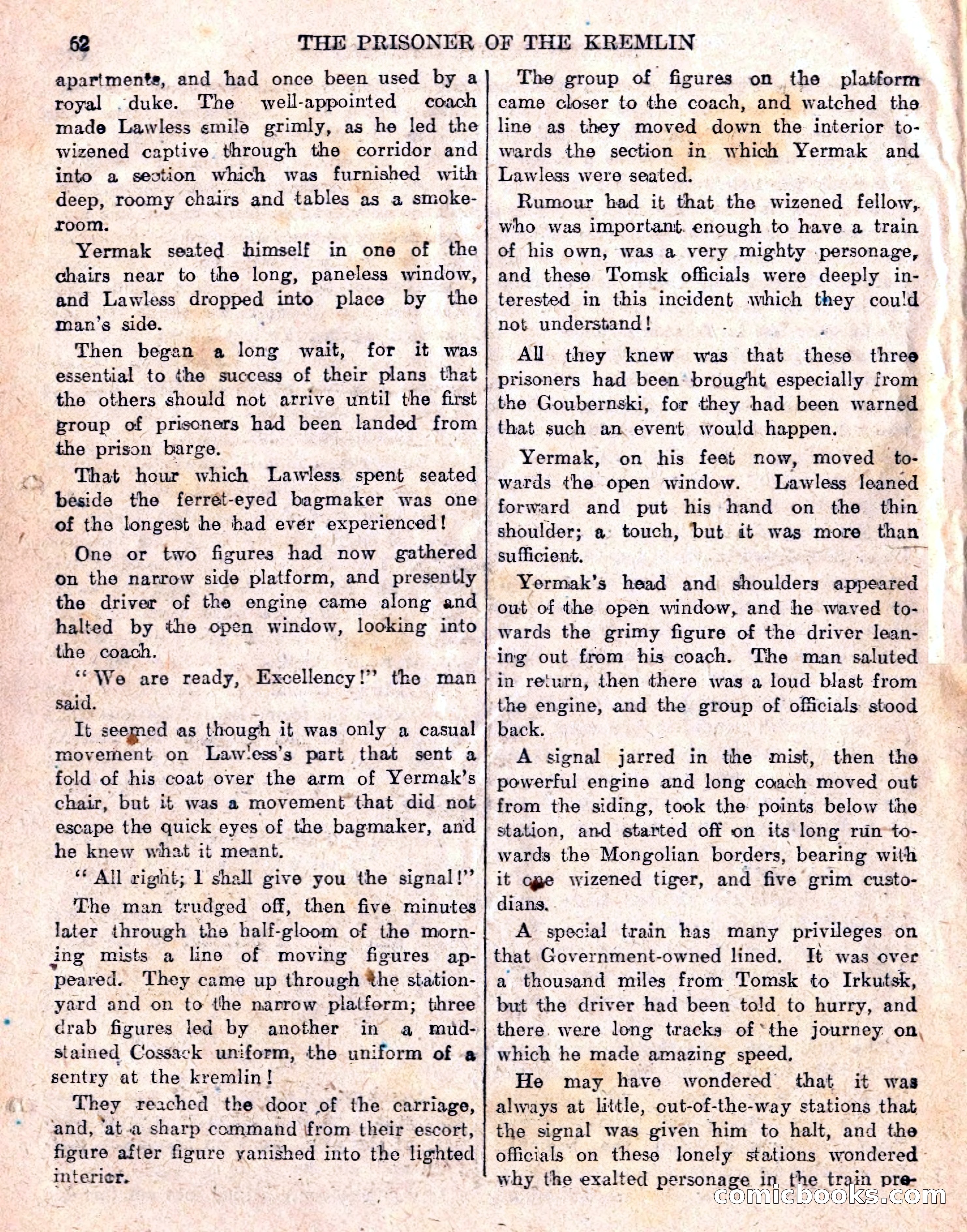 The Sexton Blake Library No. 236: The Prisoner of the Kremlin — page 64 of 68