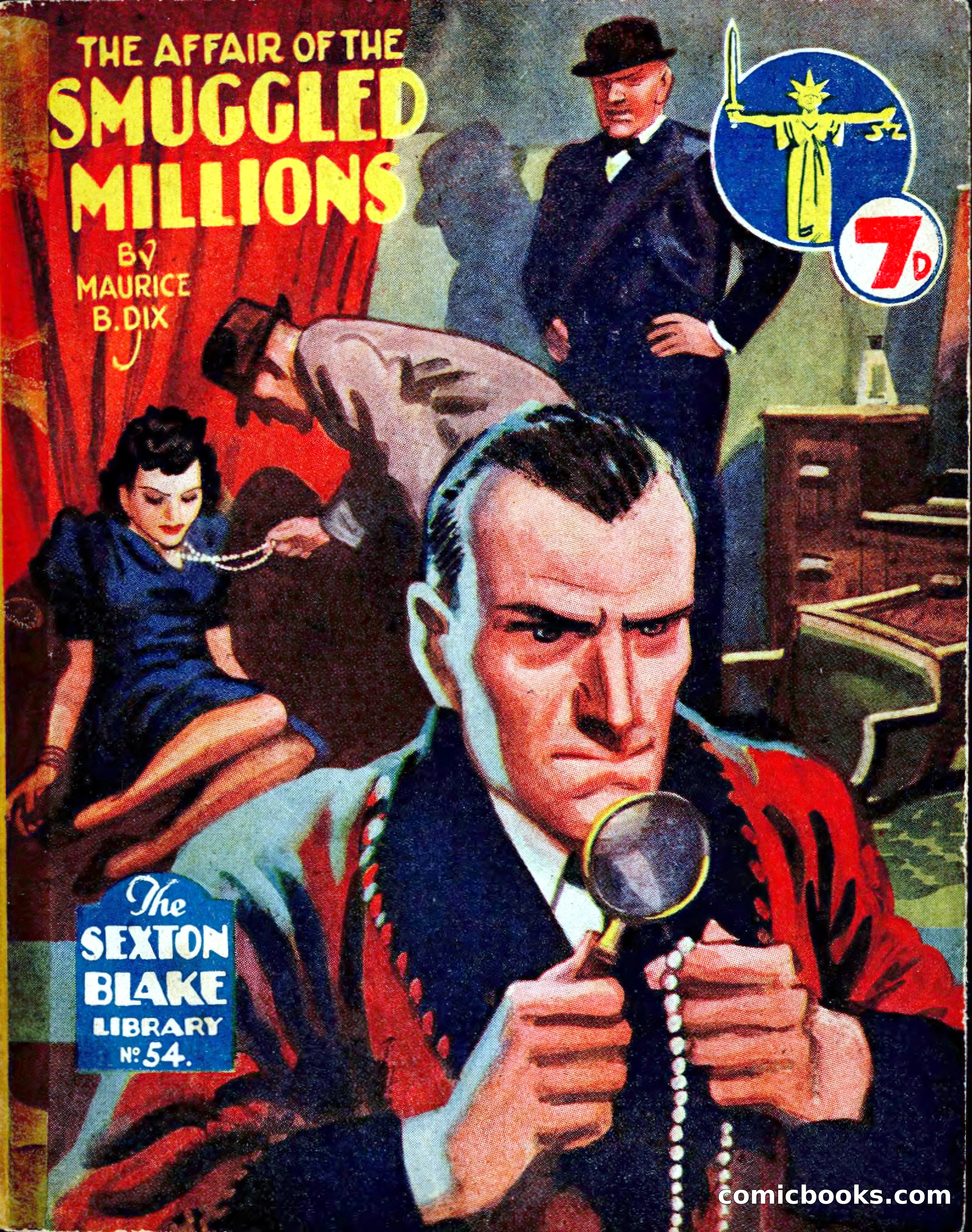 The Sexton Blake Library #54: The Affair of the Smuggled Millions