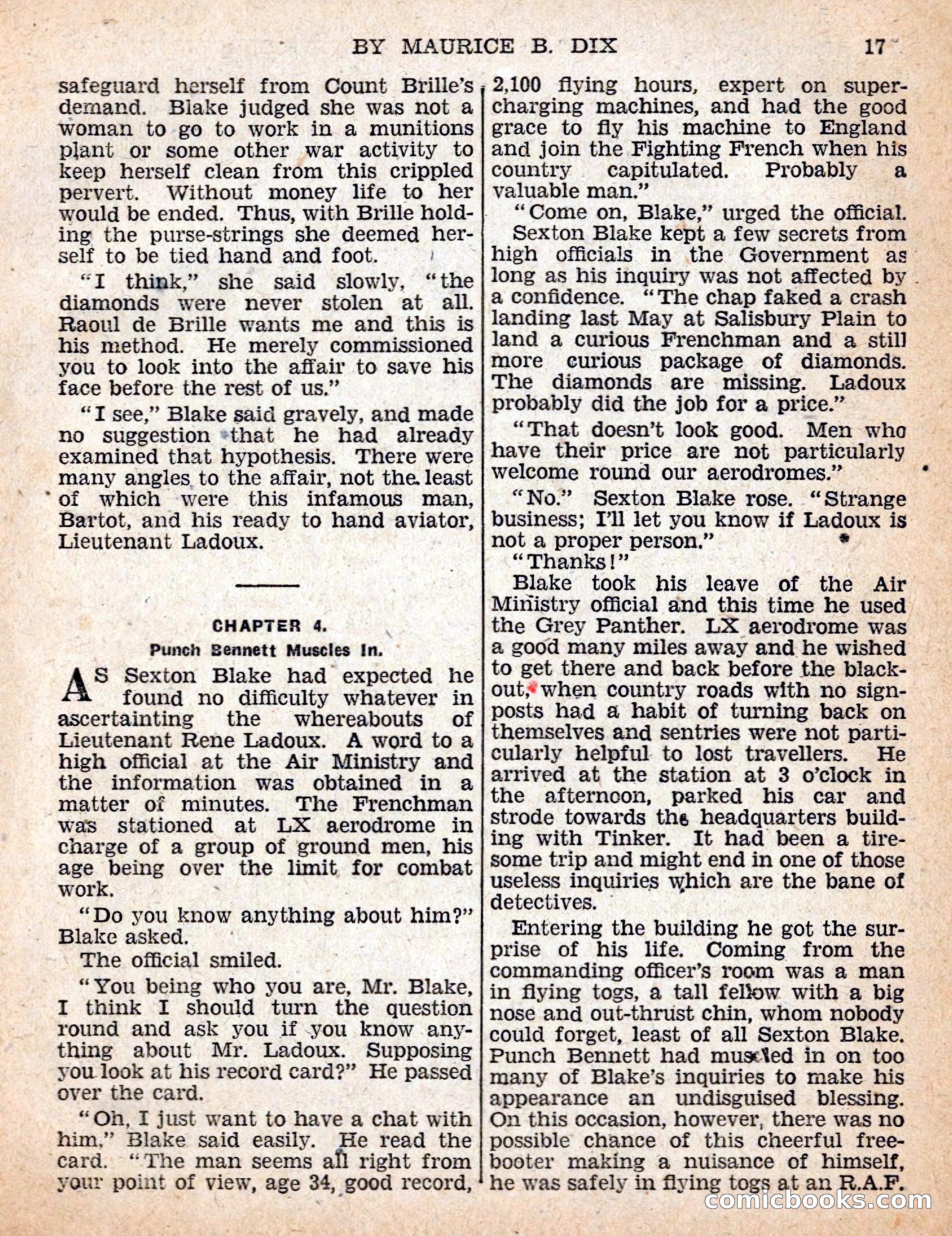 The Sexton Blake Library #54: The Affair of the Smuggled Millions — page 19 of 100