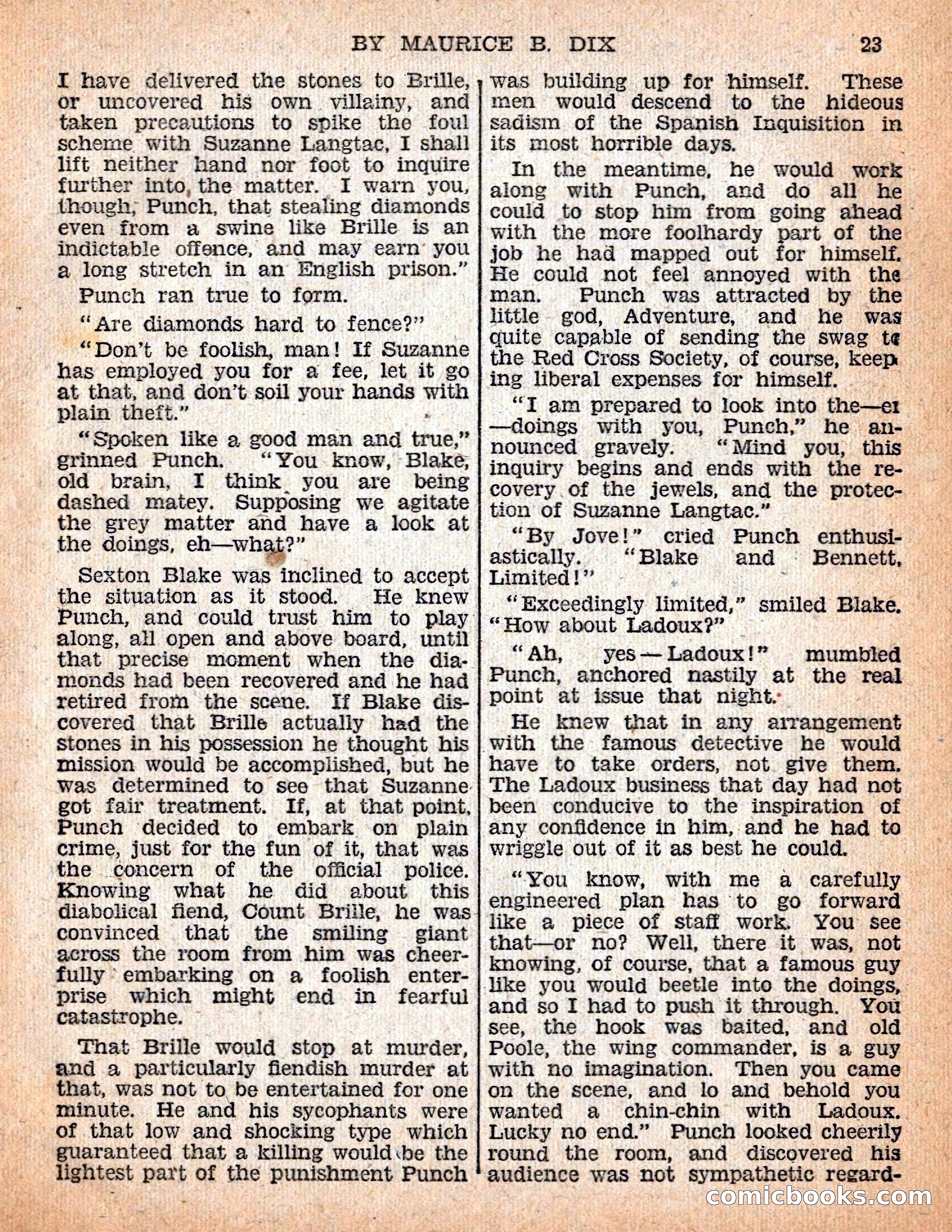 The Sexton Blake Library #54: The Affair of the Smuggled Millions — page 25 of 100