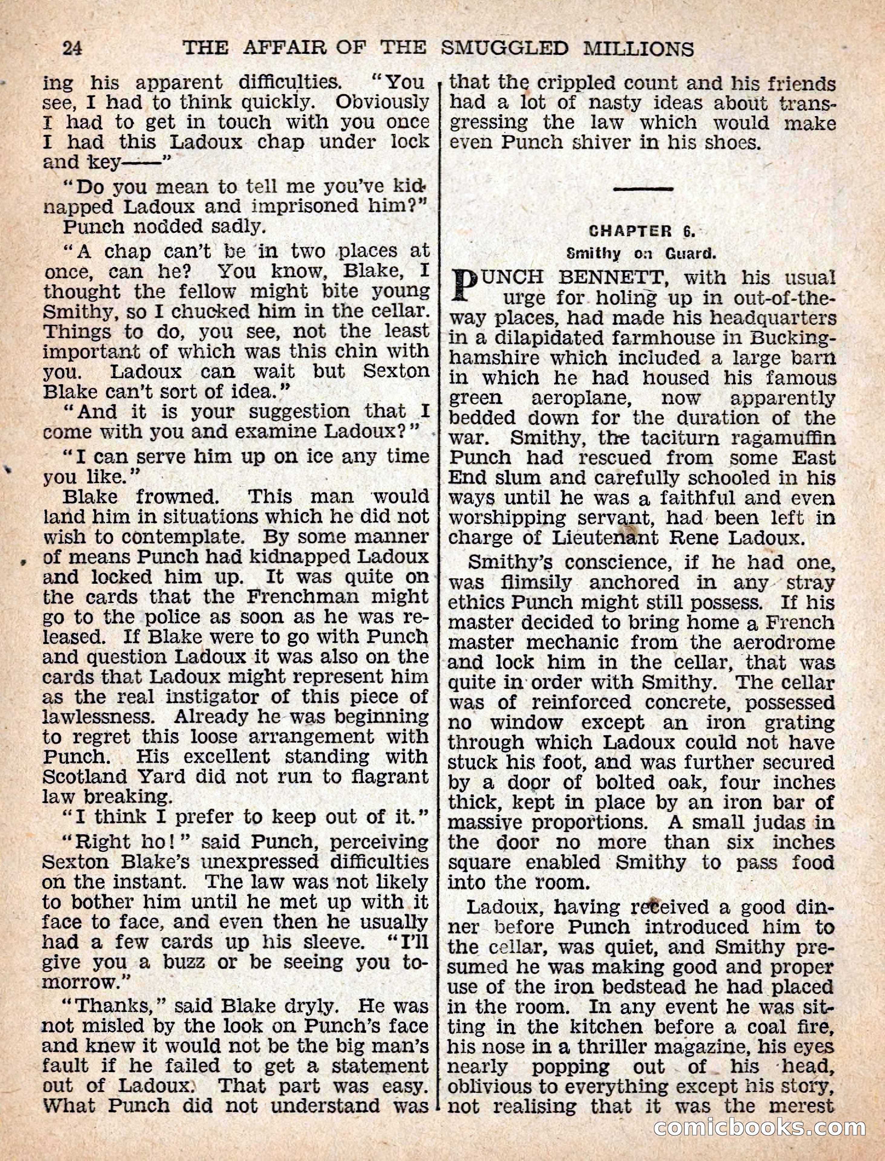 The Sexton Blake Library #54: The Affair of the Smuggled Millions — page 26 of 100
