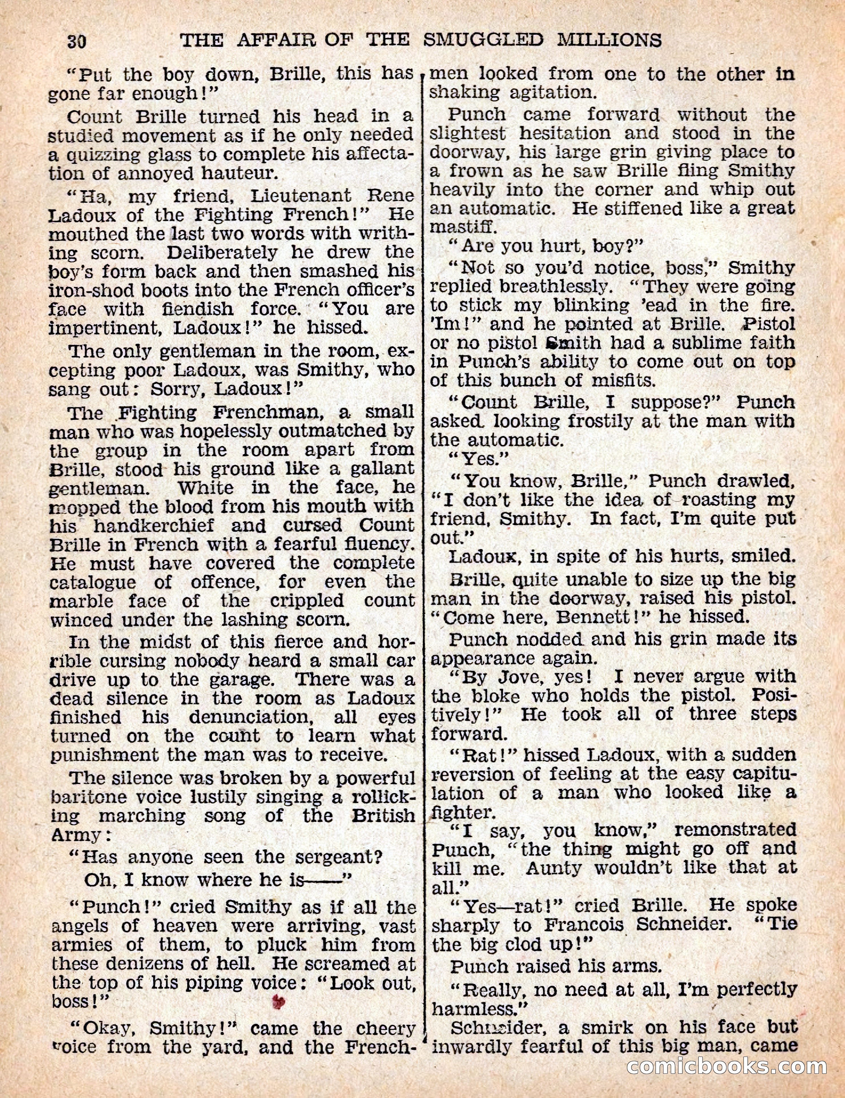 The Sexton Blake Library #54: The Affair of the Smuggled Millions — page 32 of 100