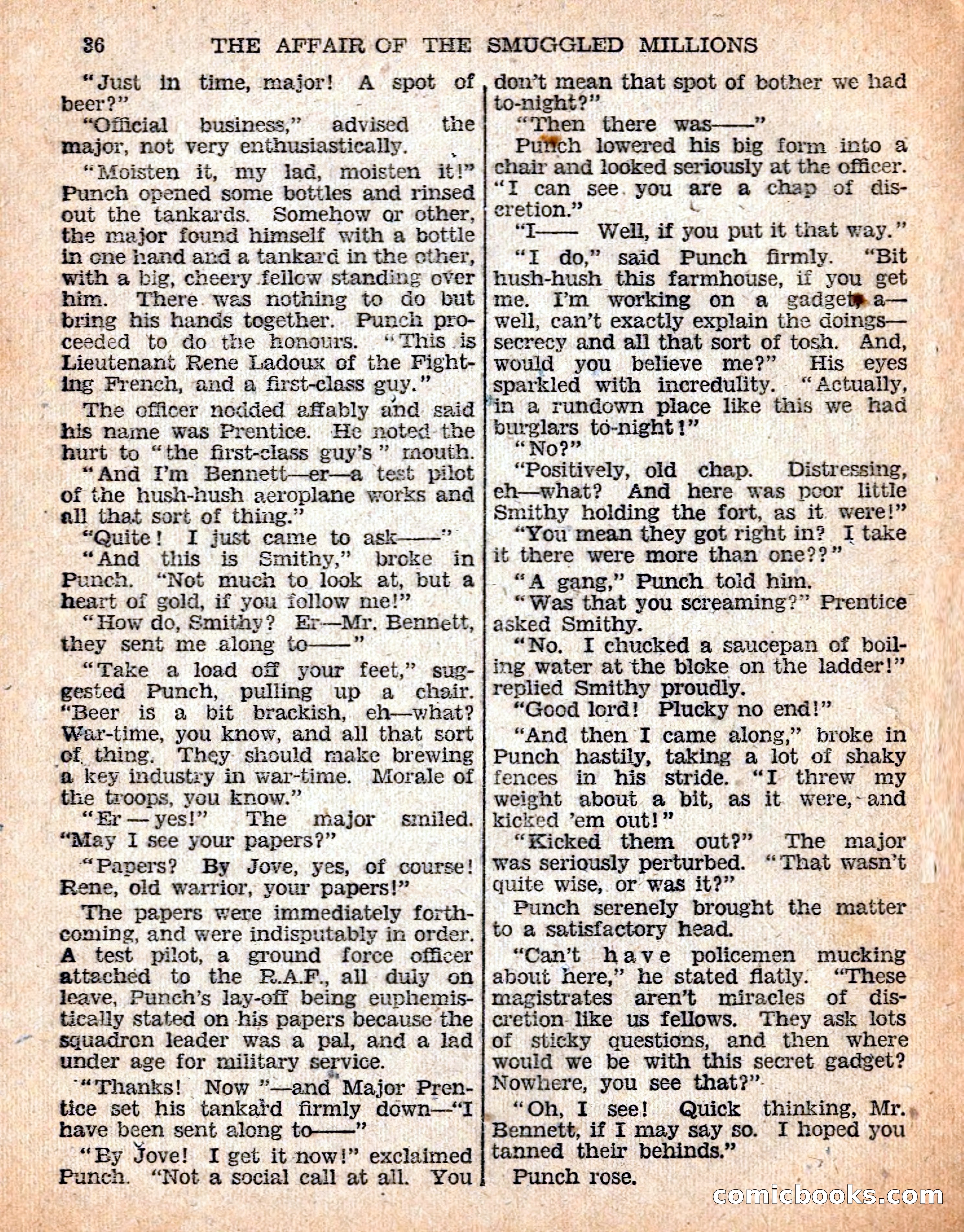 The Sexton Blake Library #54: The Affair of the Smuggled Millions — page 38 of 100