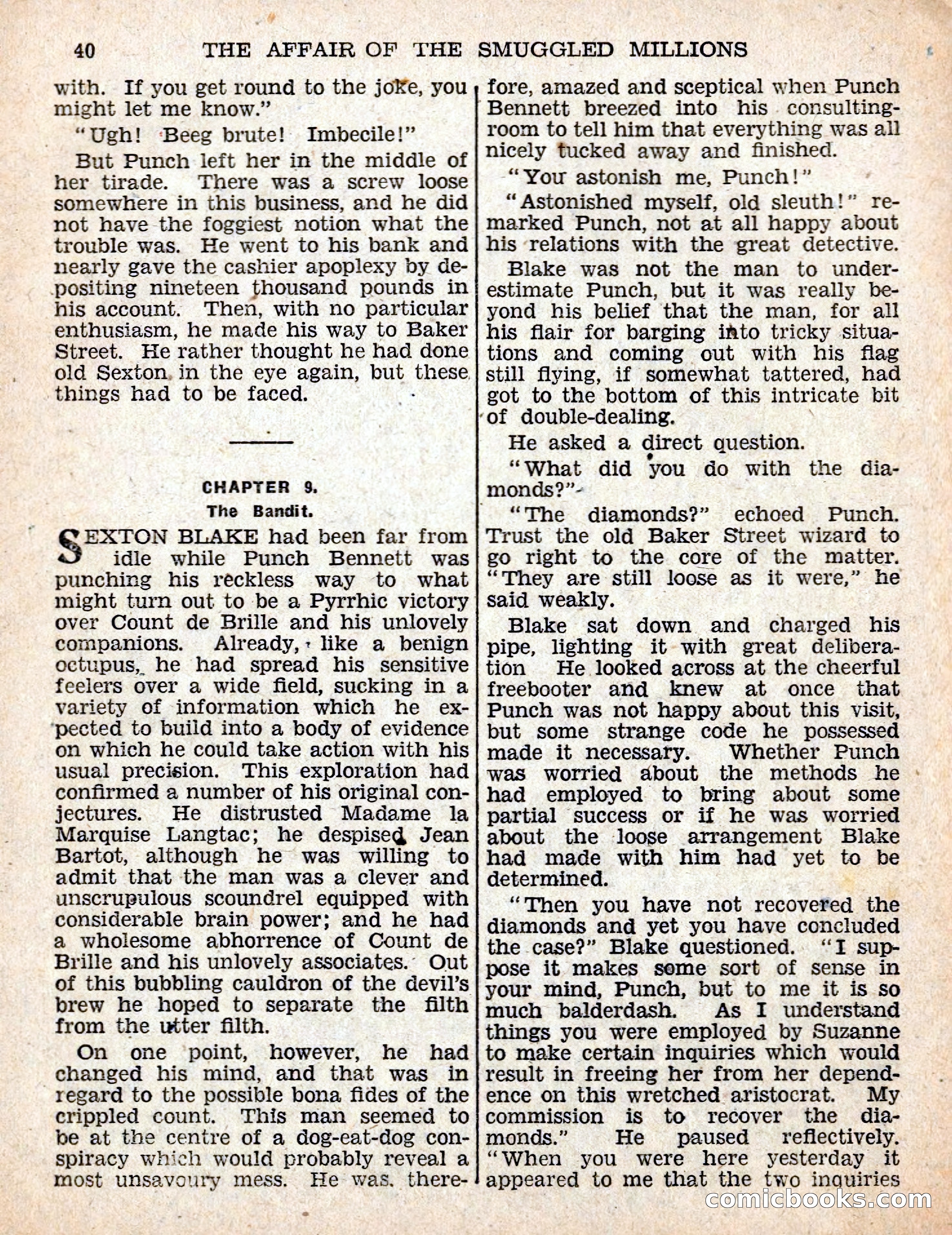 The Sexton Blake Library #54: The Affair of the Smuggled Millions — page 42 of 100