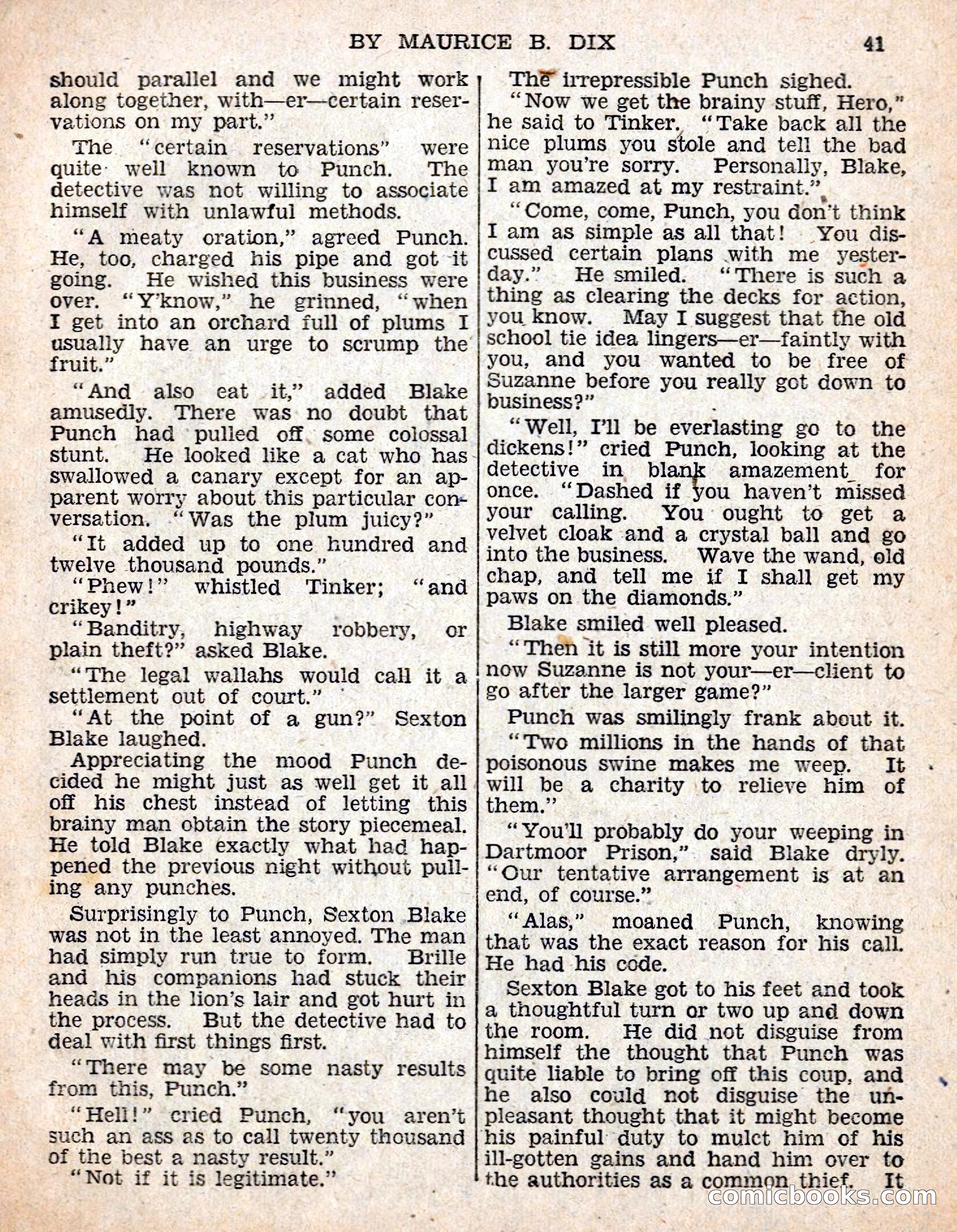 The Sexton Blake Library #54: The Affair of the Smuggled Millions — page 43 of 100