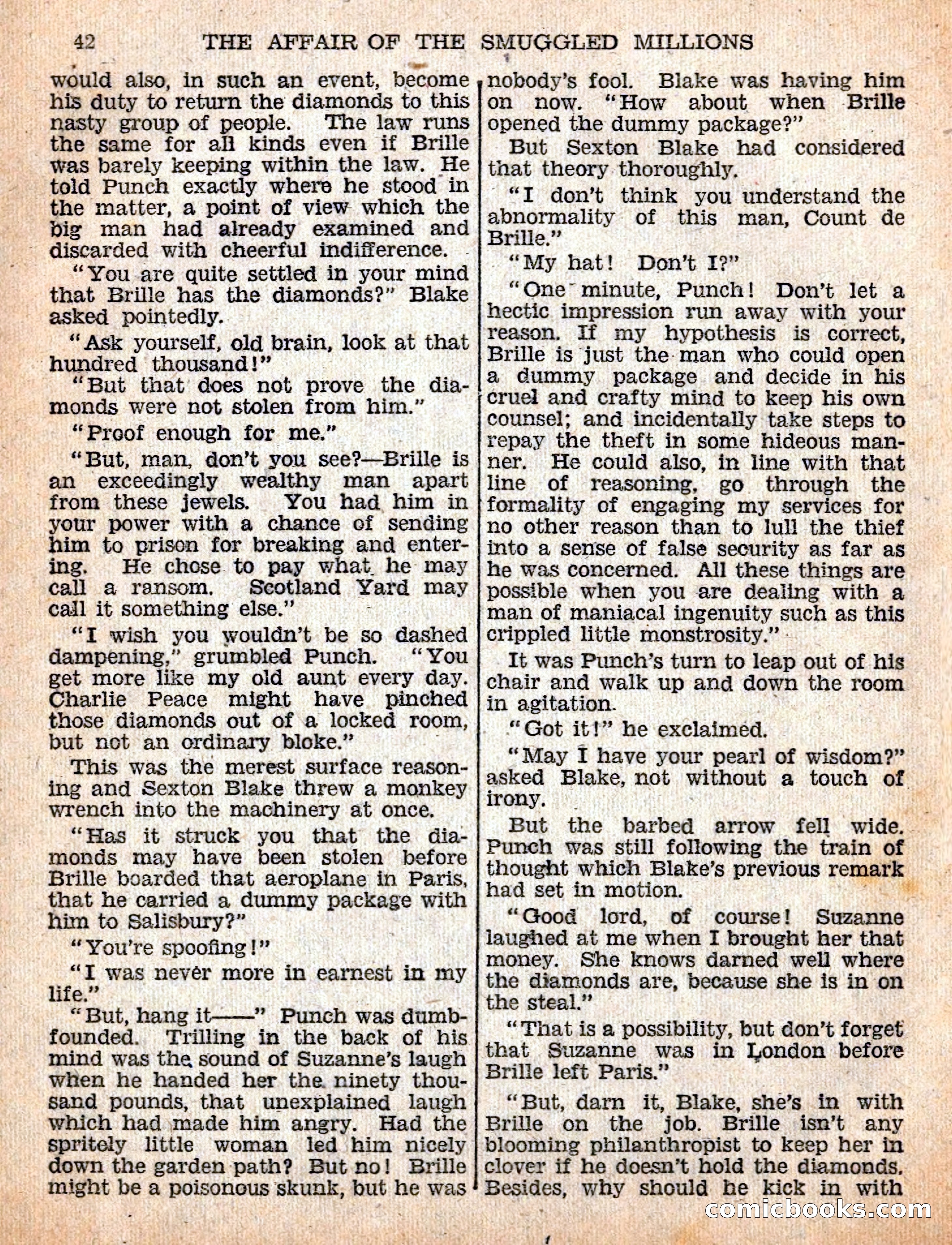 The Sexton Blake Library #54: The Affair of the Smuggled Millions — page 44 of 100