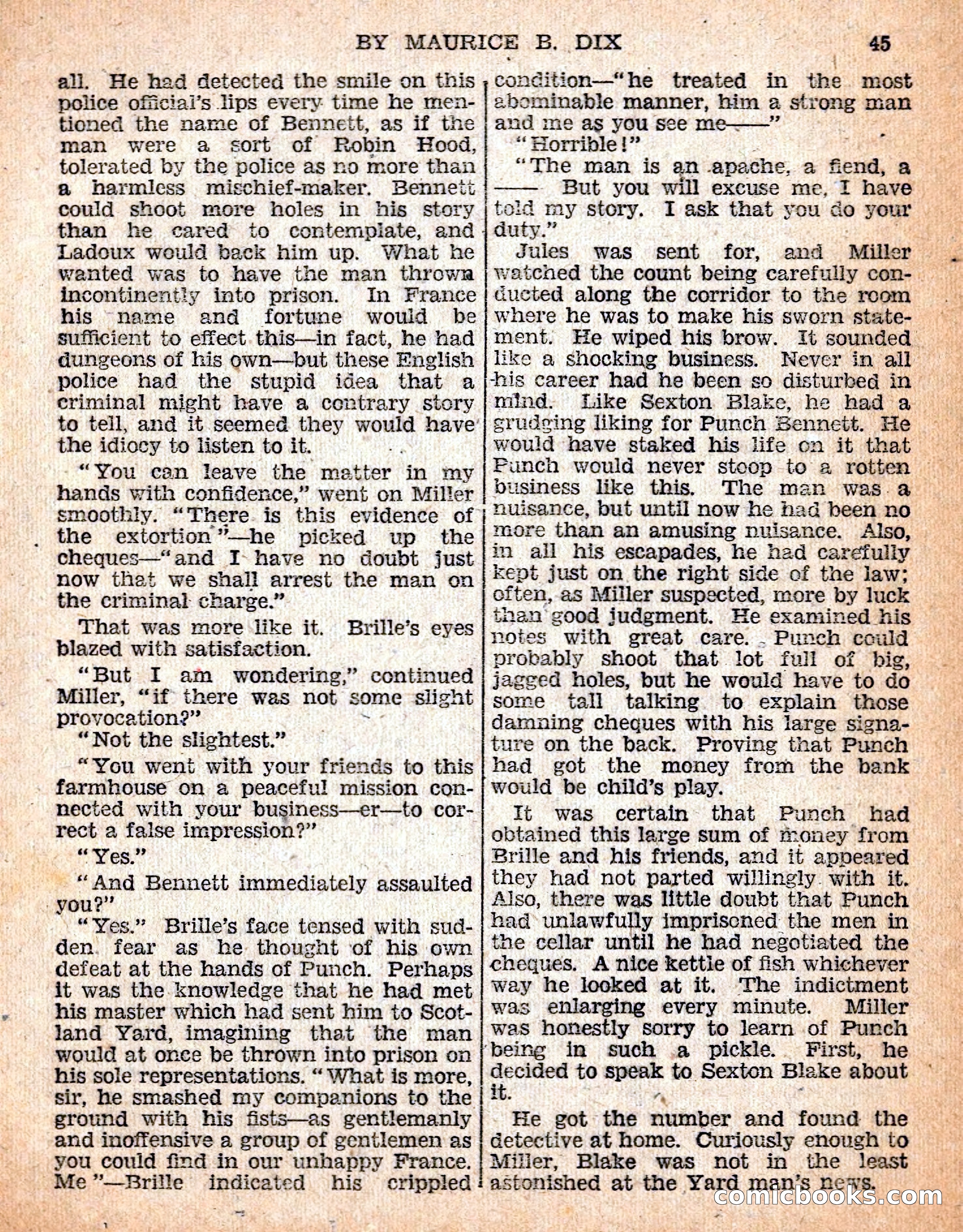 The Sexton Blake Library #54: The Affair of the Smuggled Millions — page 47 of 100