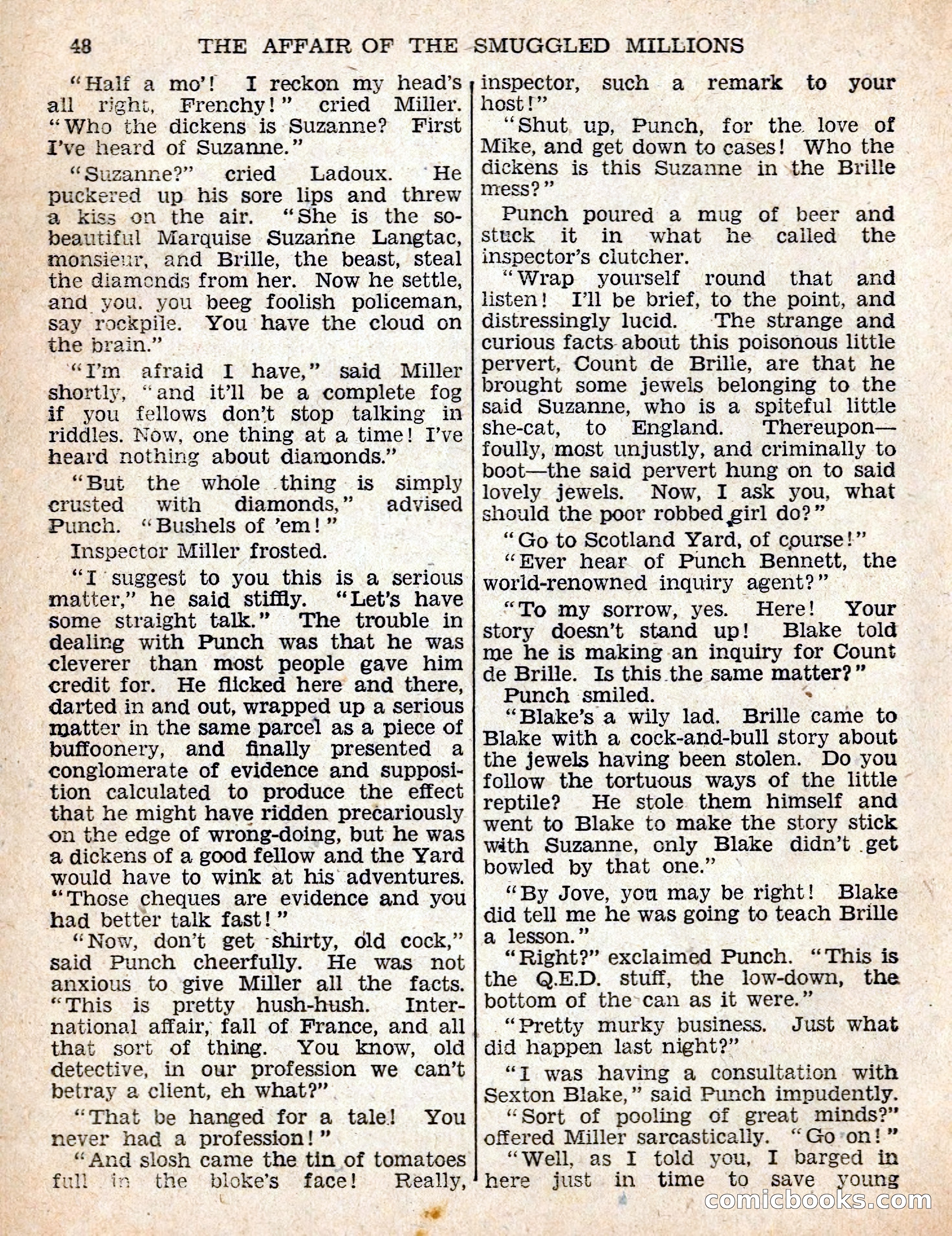 The Sexton Blake Library #54: The Affair of the Smuggled Millions — page 50 of 100