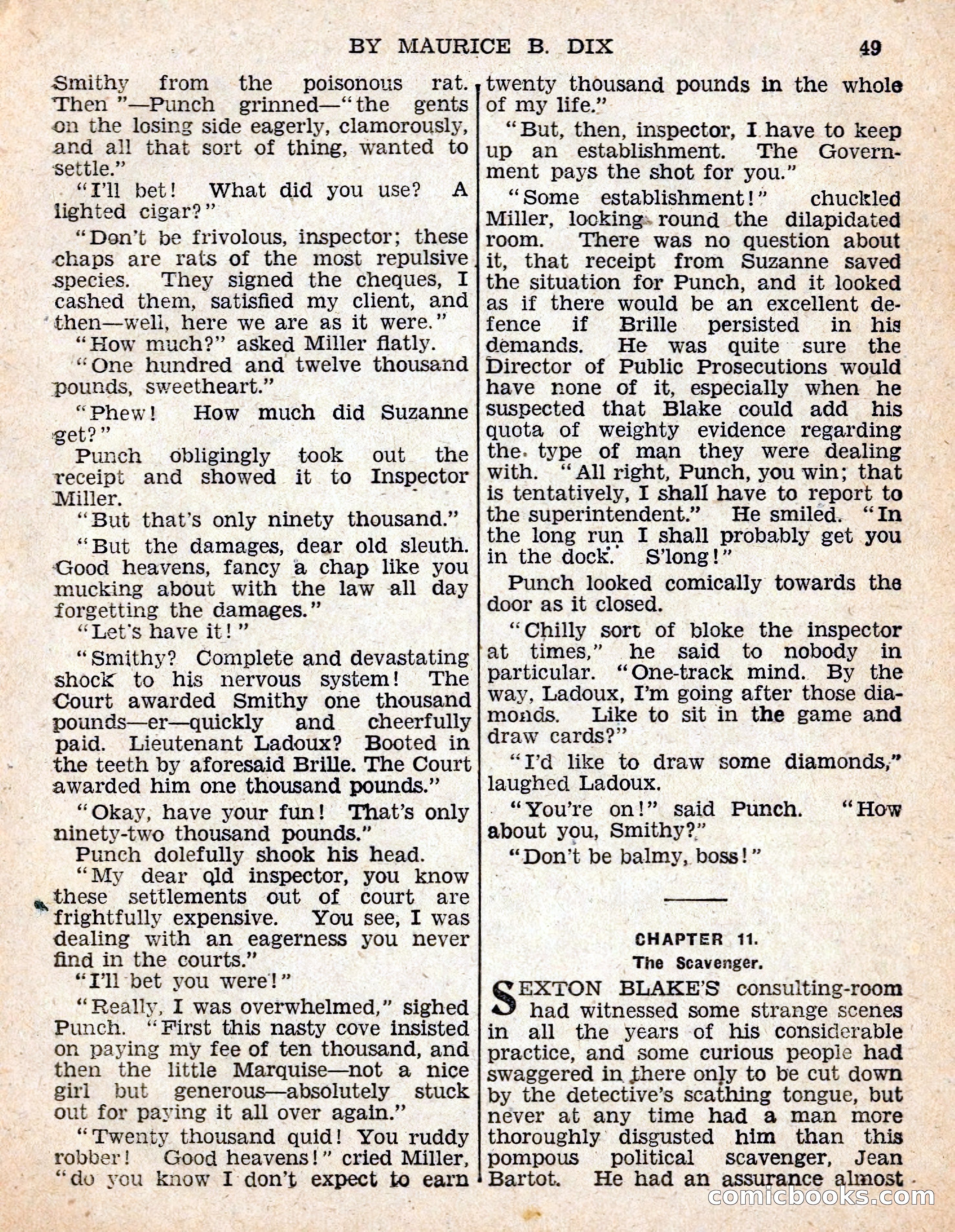 The Sexton Blake Library #54: The Affair of the Smuggled Millions — page 51 of 100