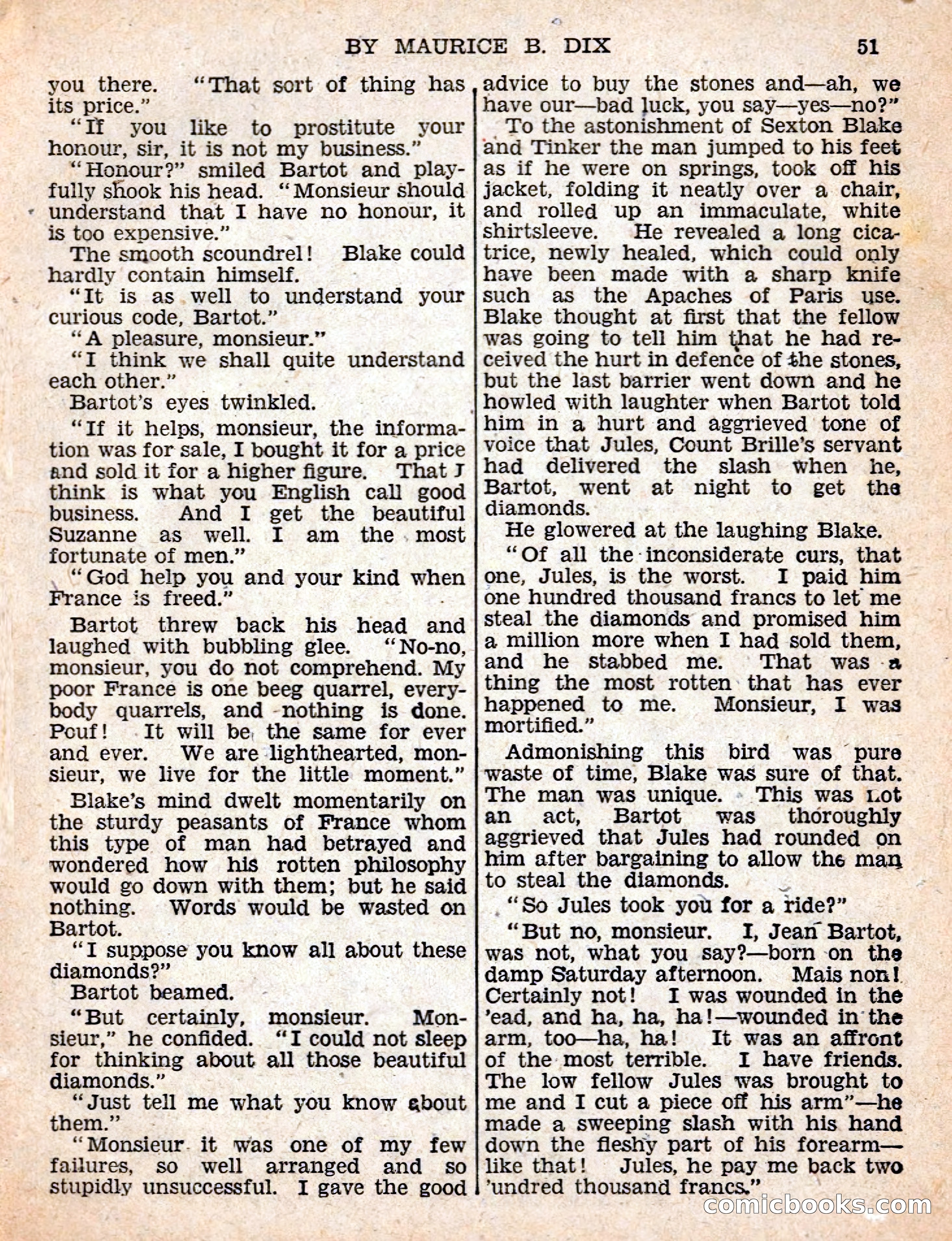 The Sexton Blake Library #54: The Affair of the Smuggled Millions — page 53 of 100