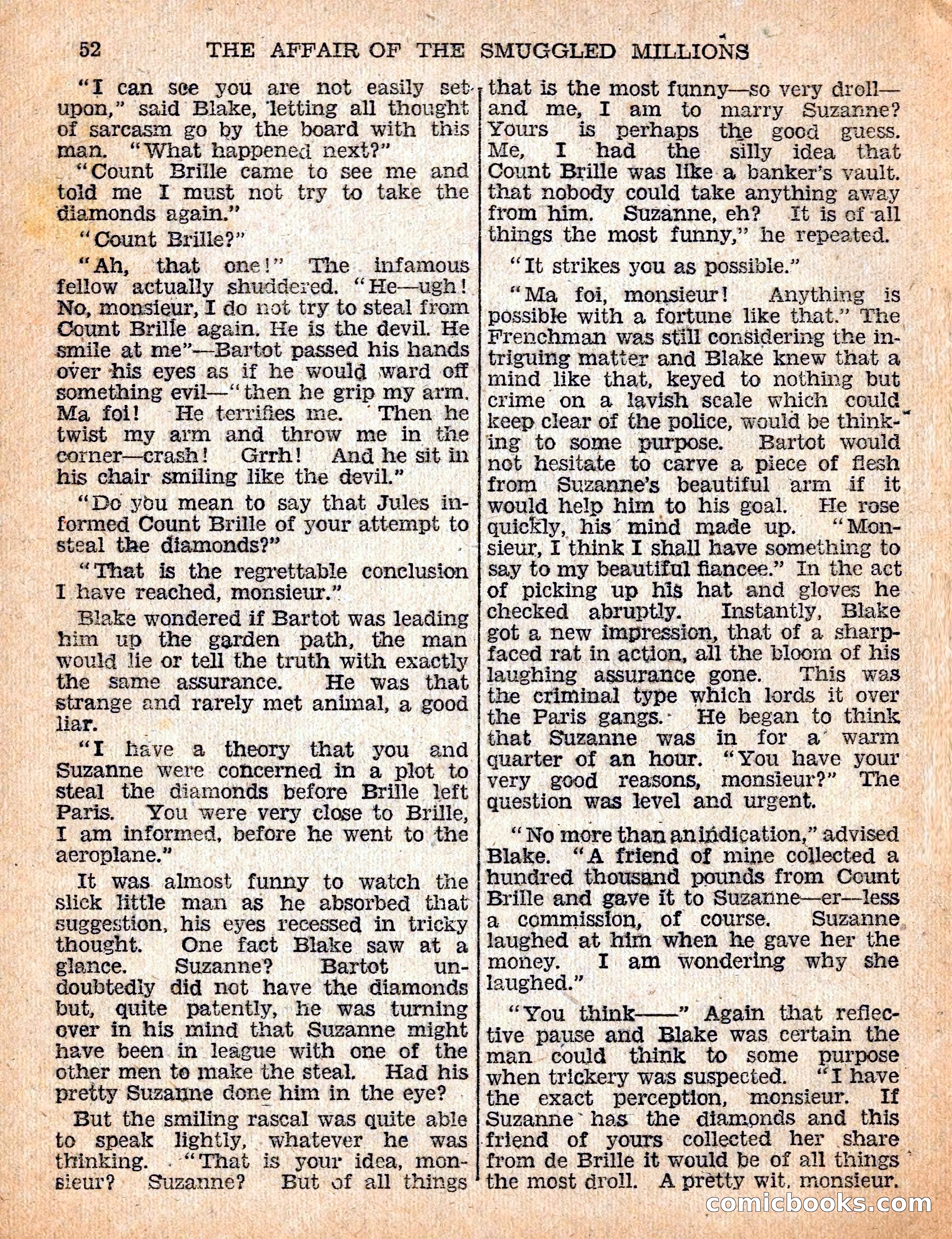 The Sexton Blake Library #54: The Affair of the Smuggled Millions — page 54 of 100