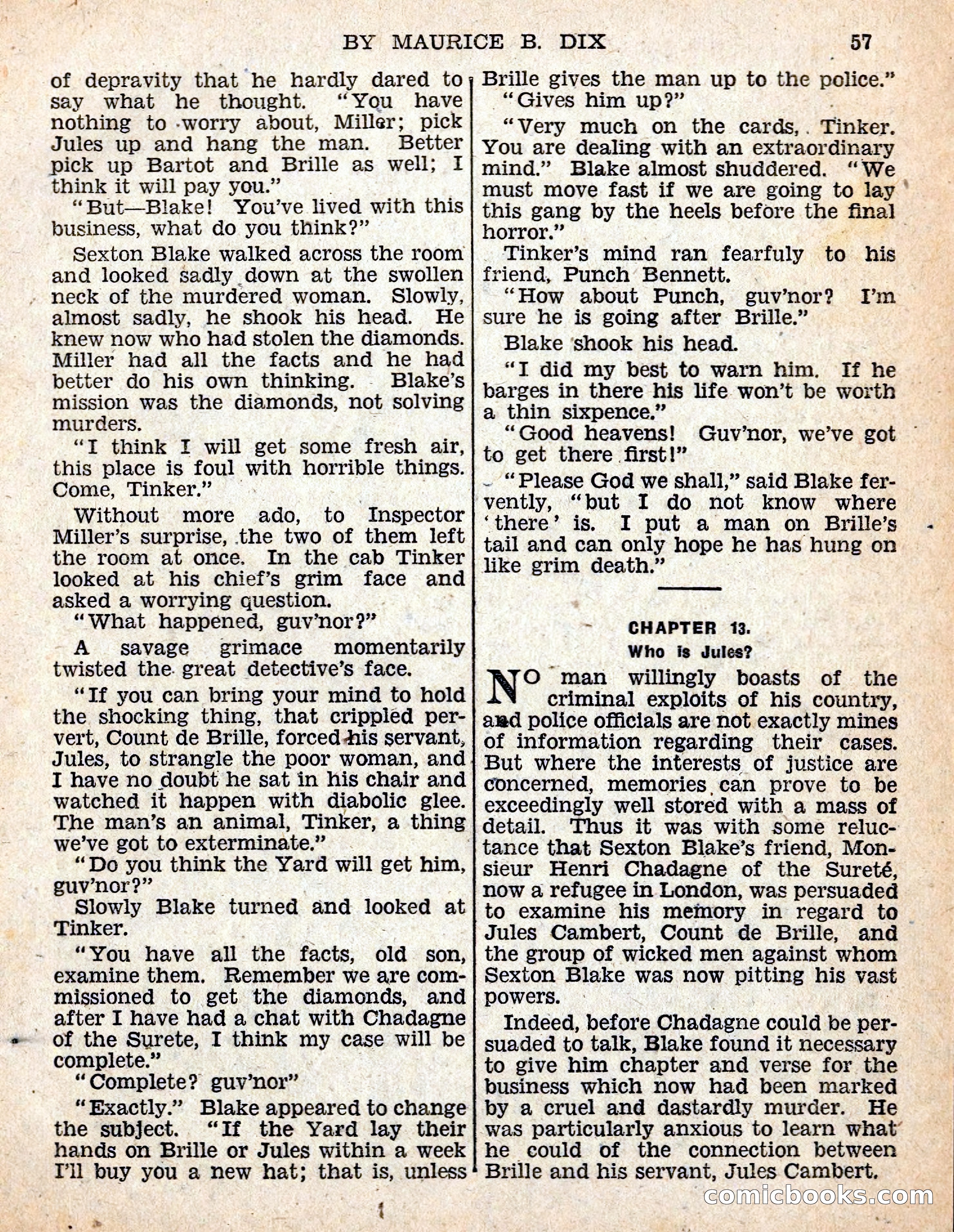 The Sexton Blake Library #54: The Affair of the Smuggled Millions — page 59 of 100