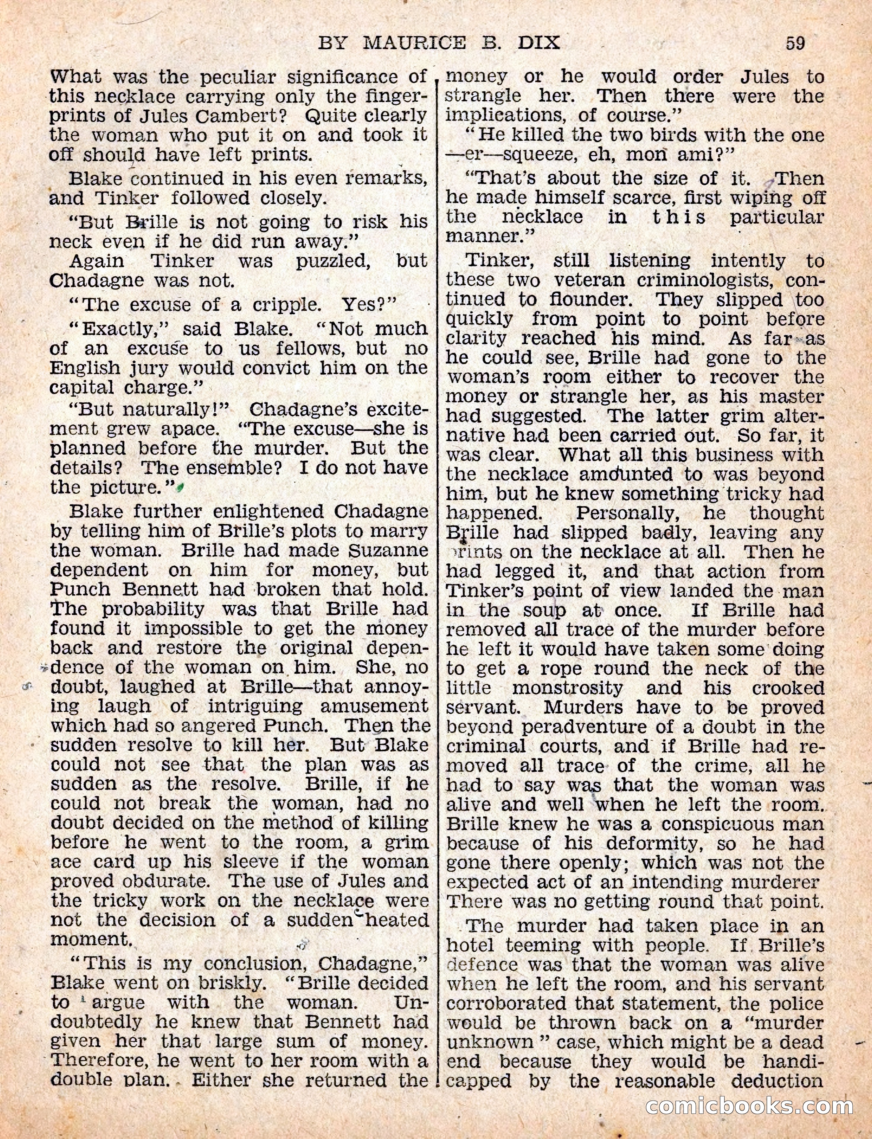 The Sexton Blake Library #54: The Affair of the Smuggled Millions — page 61 of 100