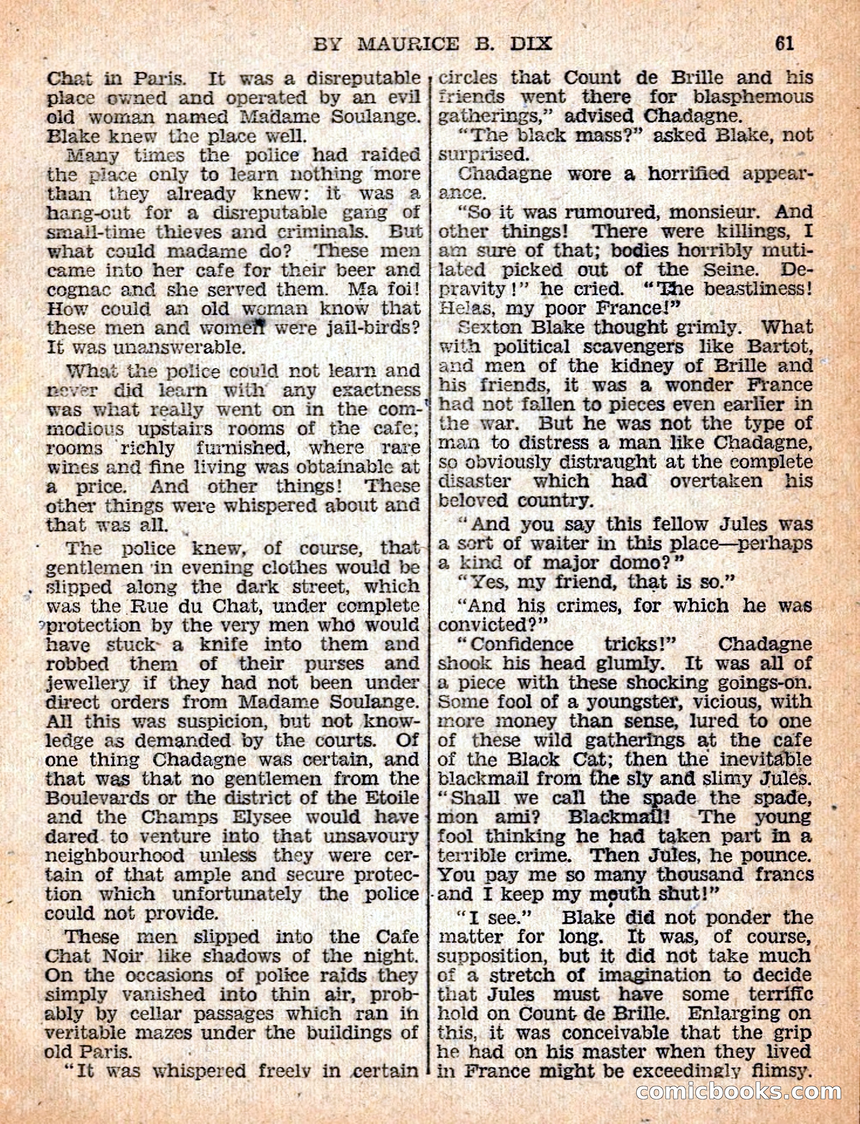 The Sexton Blake Library #54: The Affair of the Smuggled Millions — page 63 of 100
